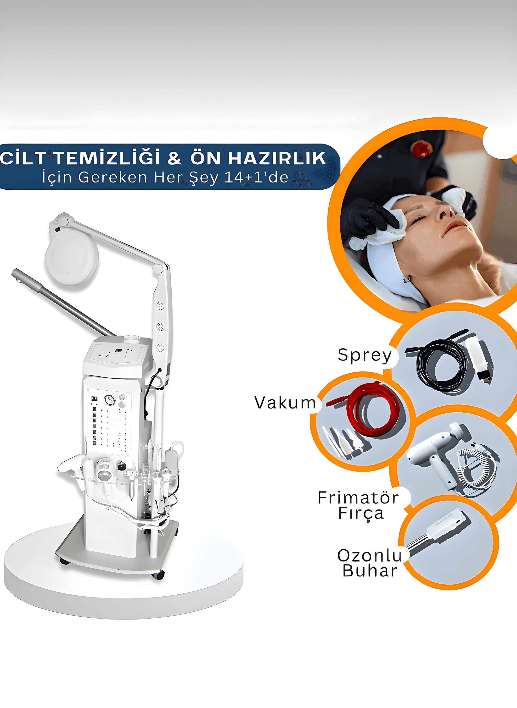  14+1 Professional Classic Skin Care Device - 2 Years Warranty