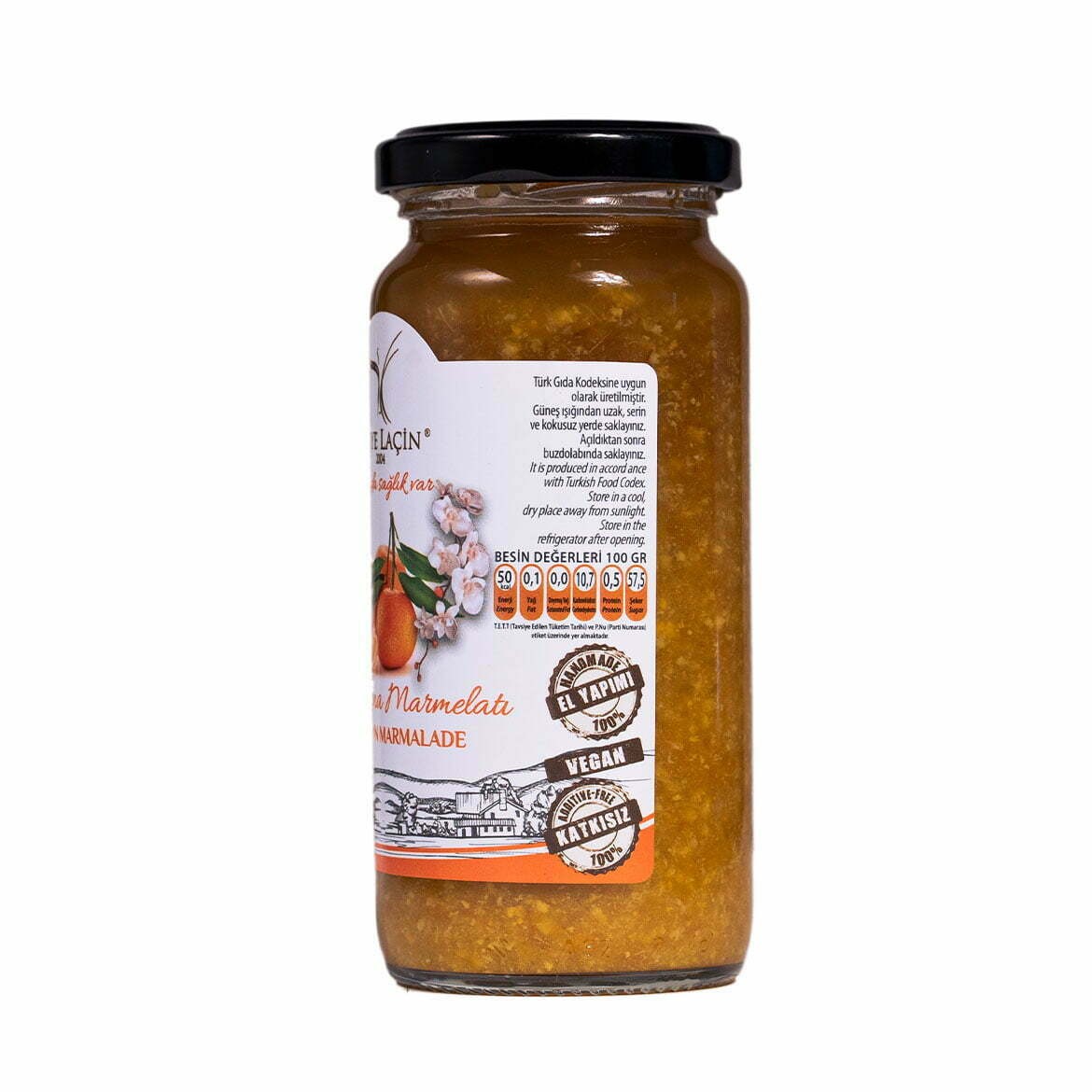 Atiye Laçin Mandalina Marmelatı 250 Gr