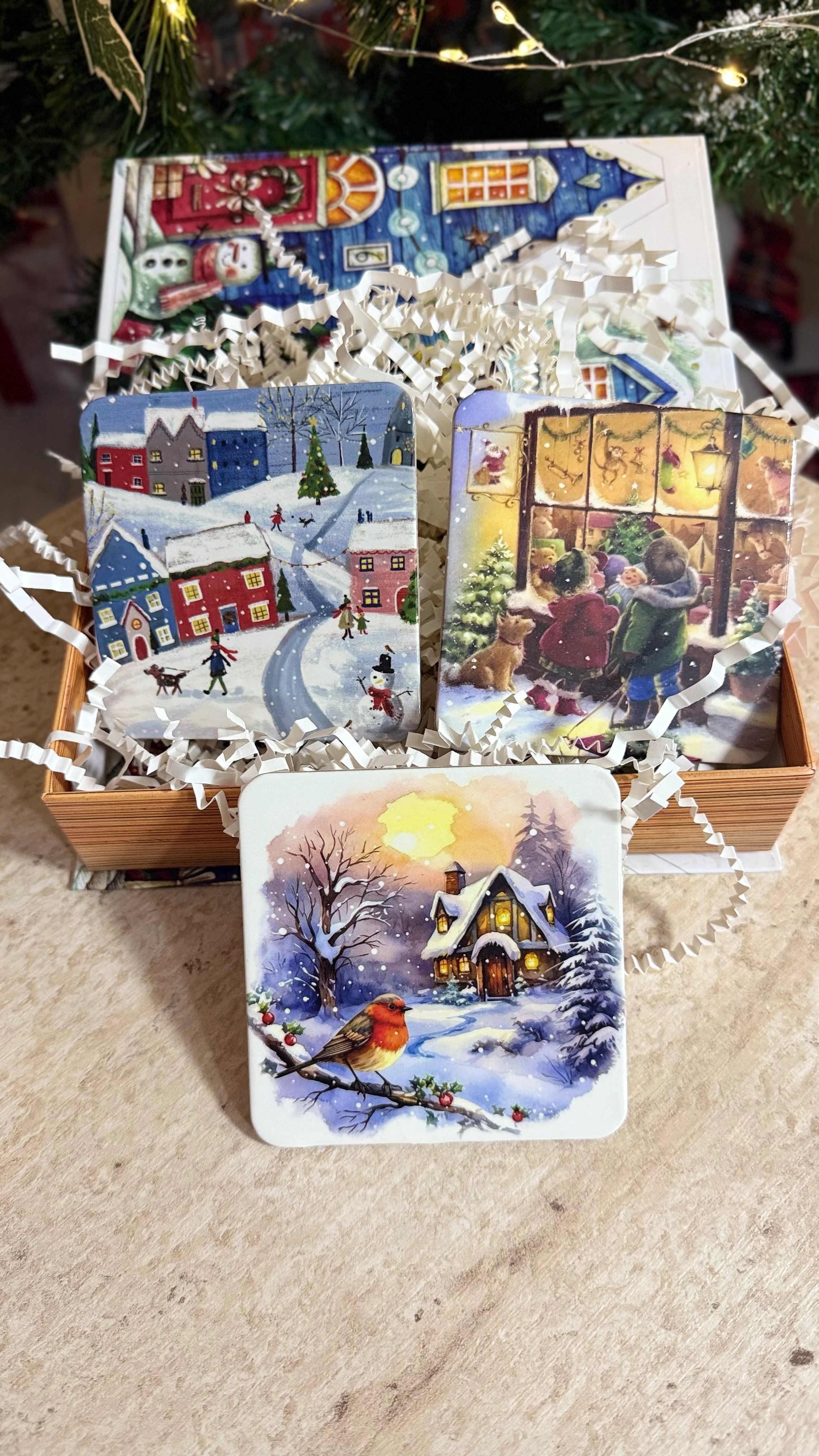 ahşap bardak altlığı 3lü