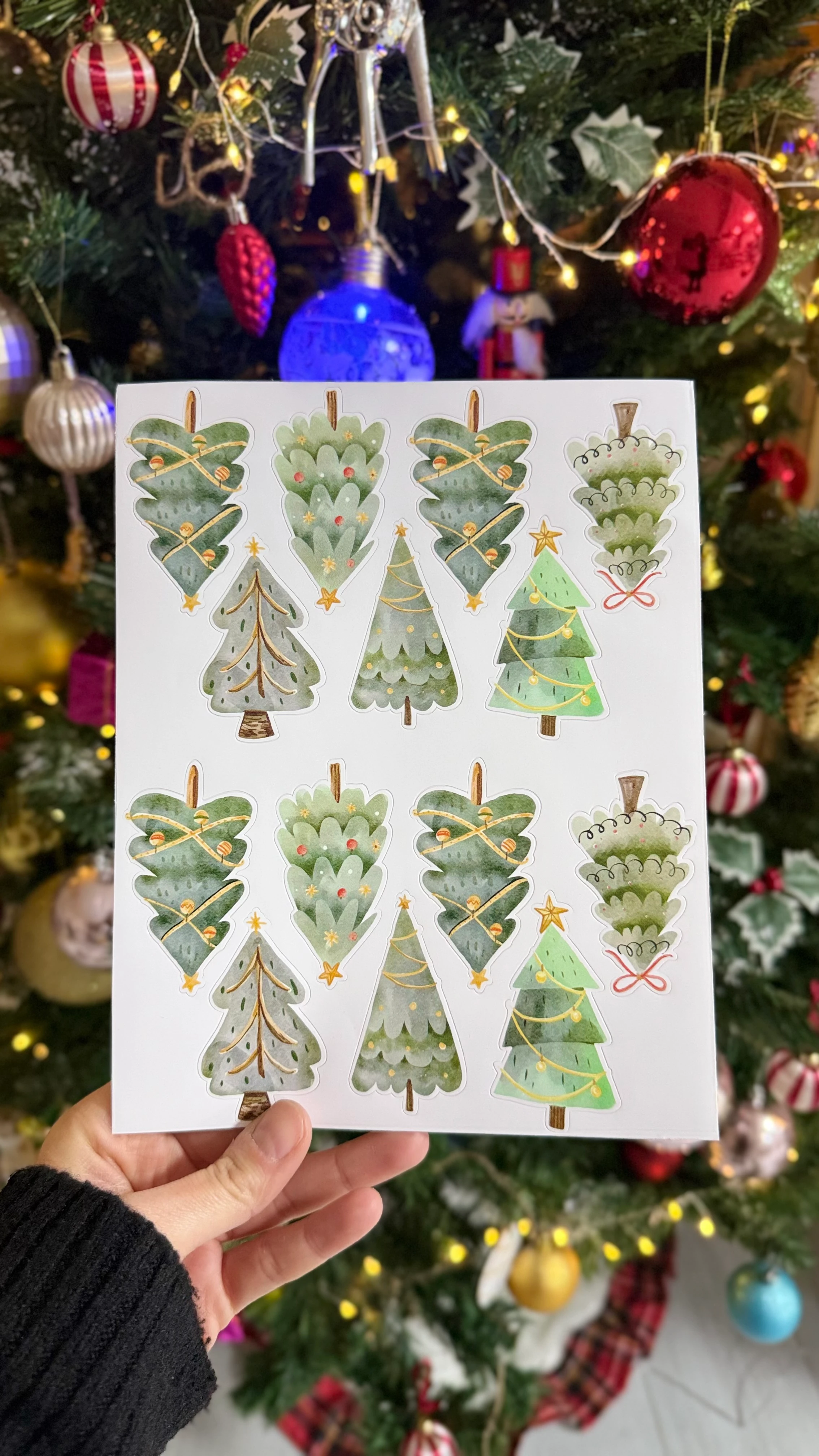 çam ağacı sticker