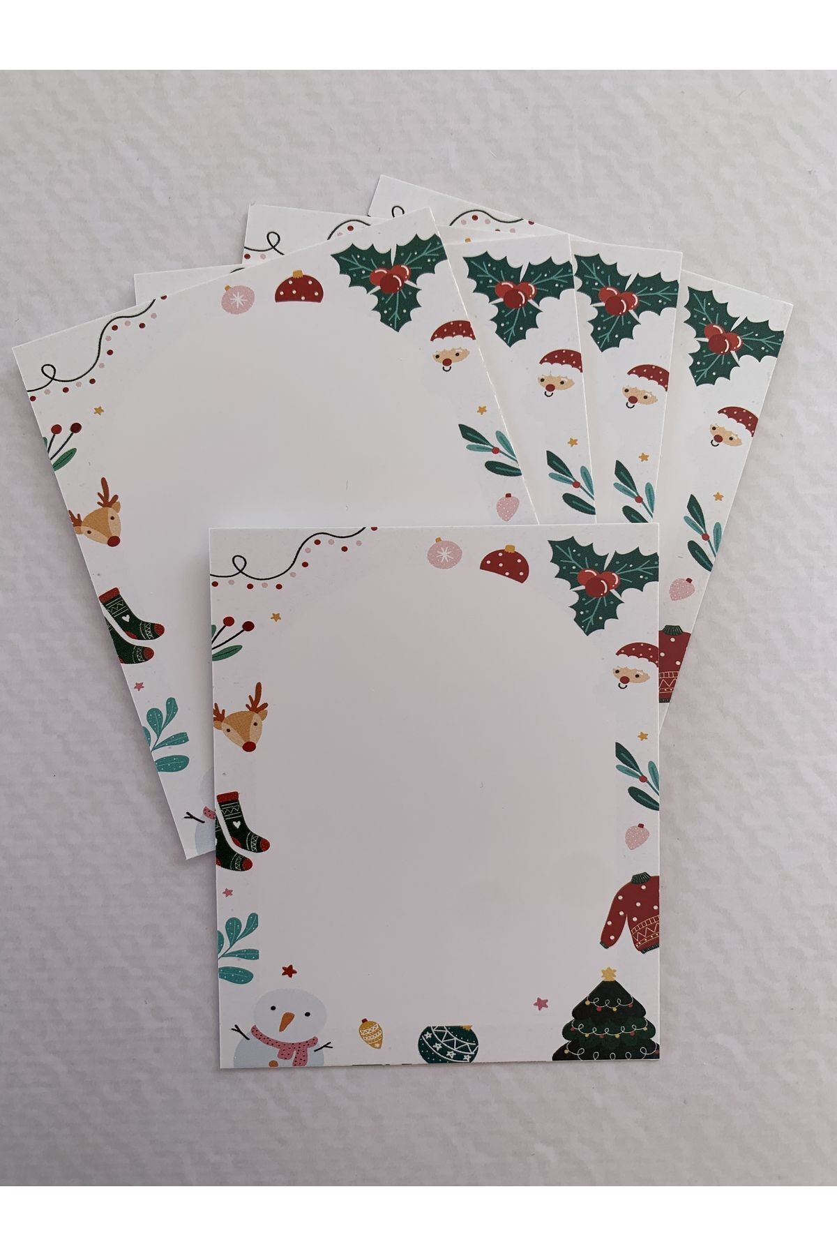 Yılbaşı-Yeni Yıl Not / Teşekkür / Zarf Kartı 6,7-8,2 cm. Kokina Model-30 Adet
