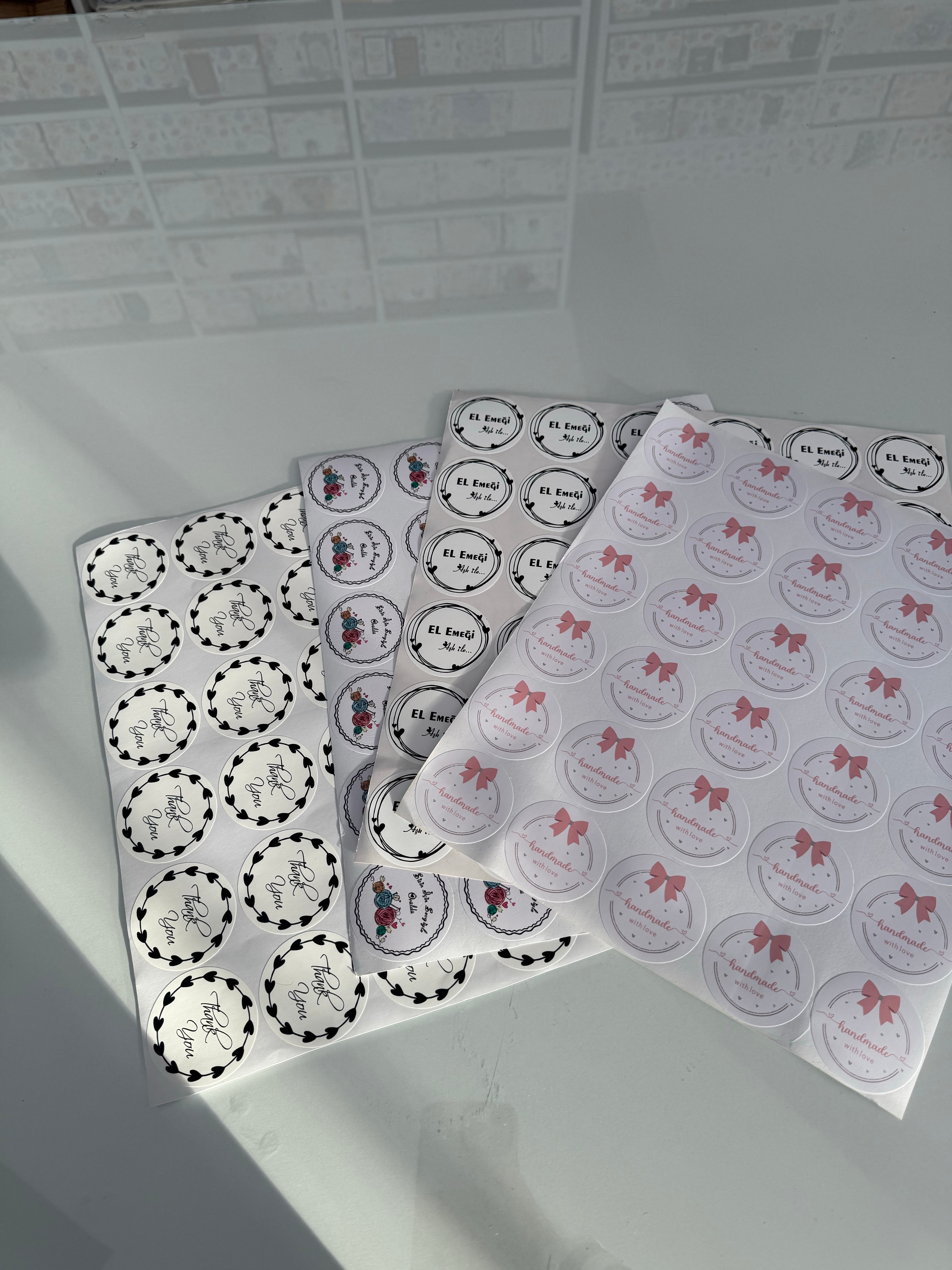 İndirimli sticker 500lü