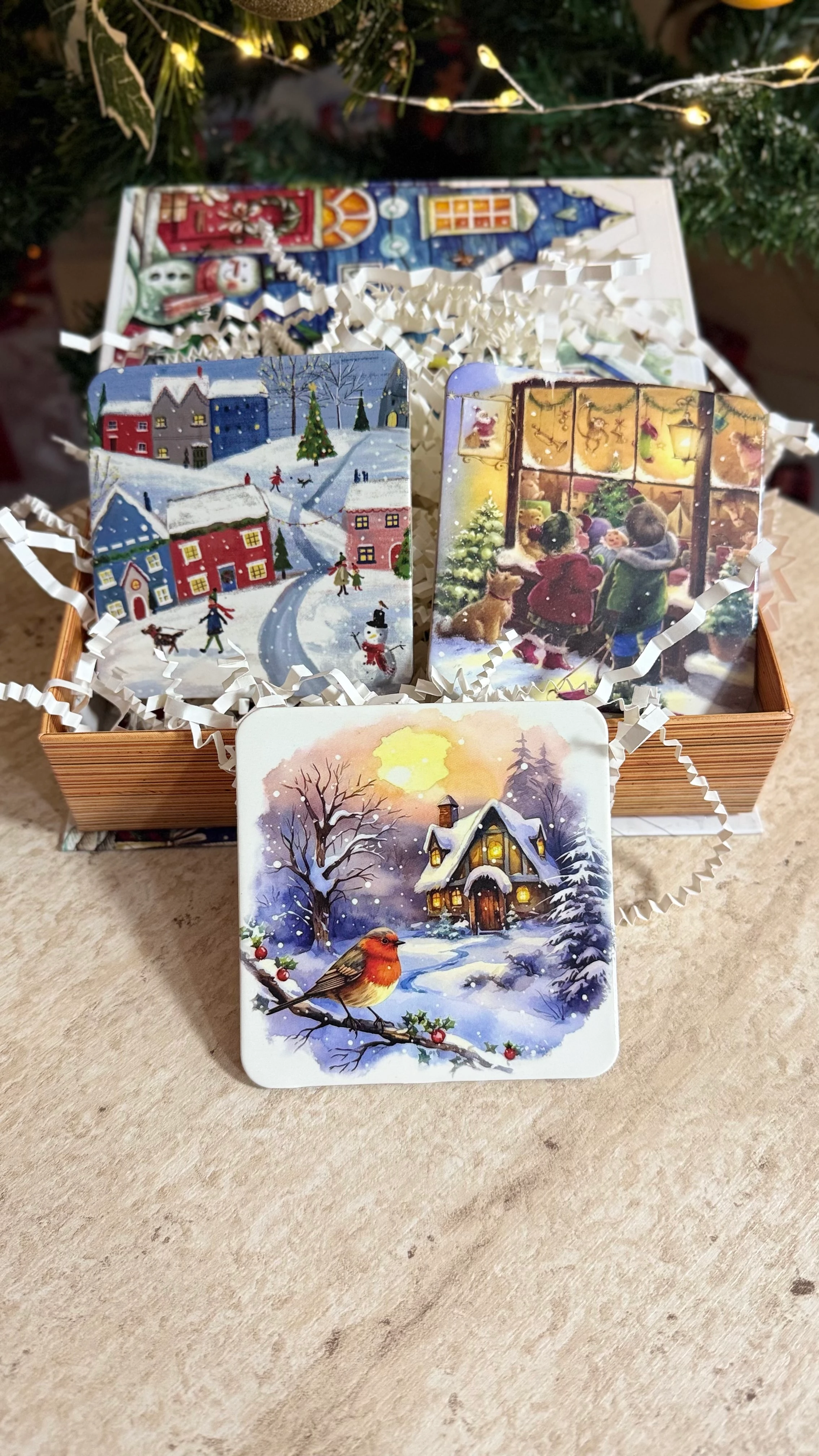 ahşap bardak altlığı 3lü