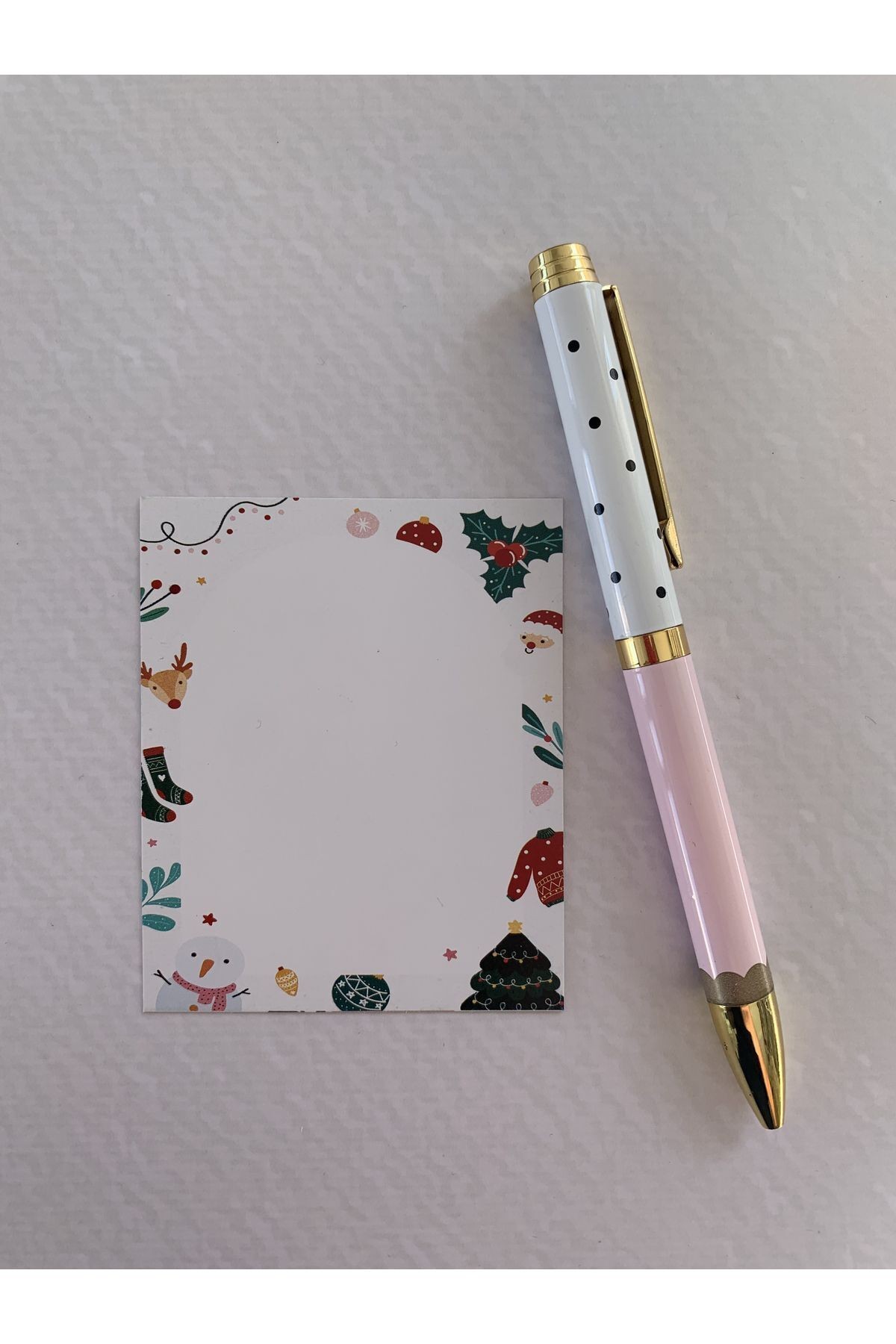 Yılbaşı-Yeni Yıl Not / Teşekkür / Zarf Kartı 6,7-8,2 cm. Kokina Model-30 Adet
