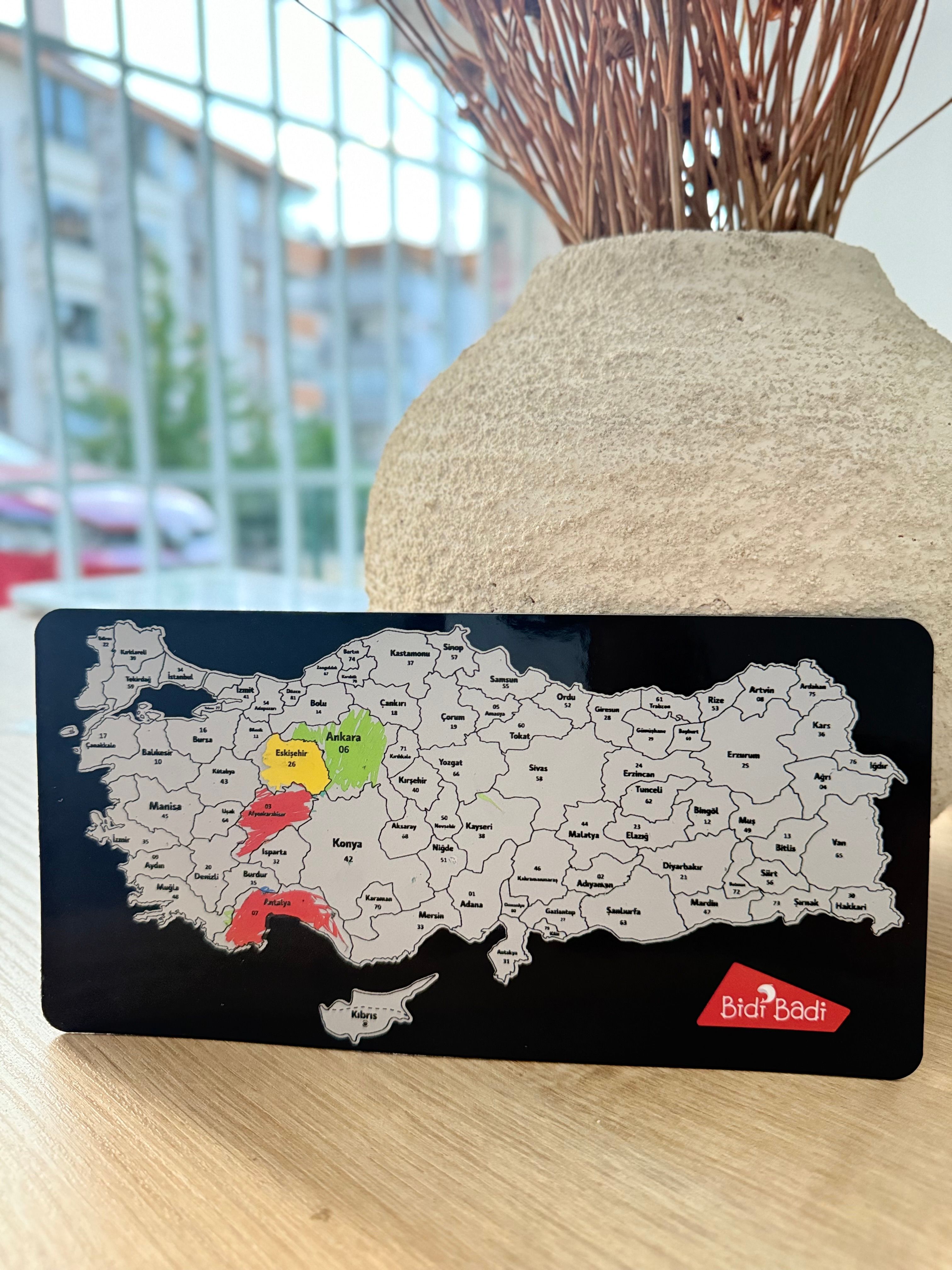 Magnet-Kazı kazan Anı Haritası