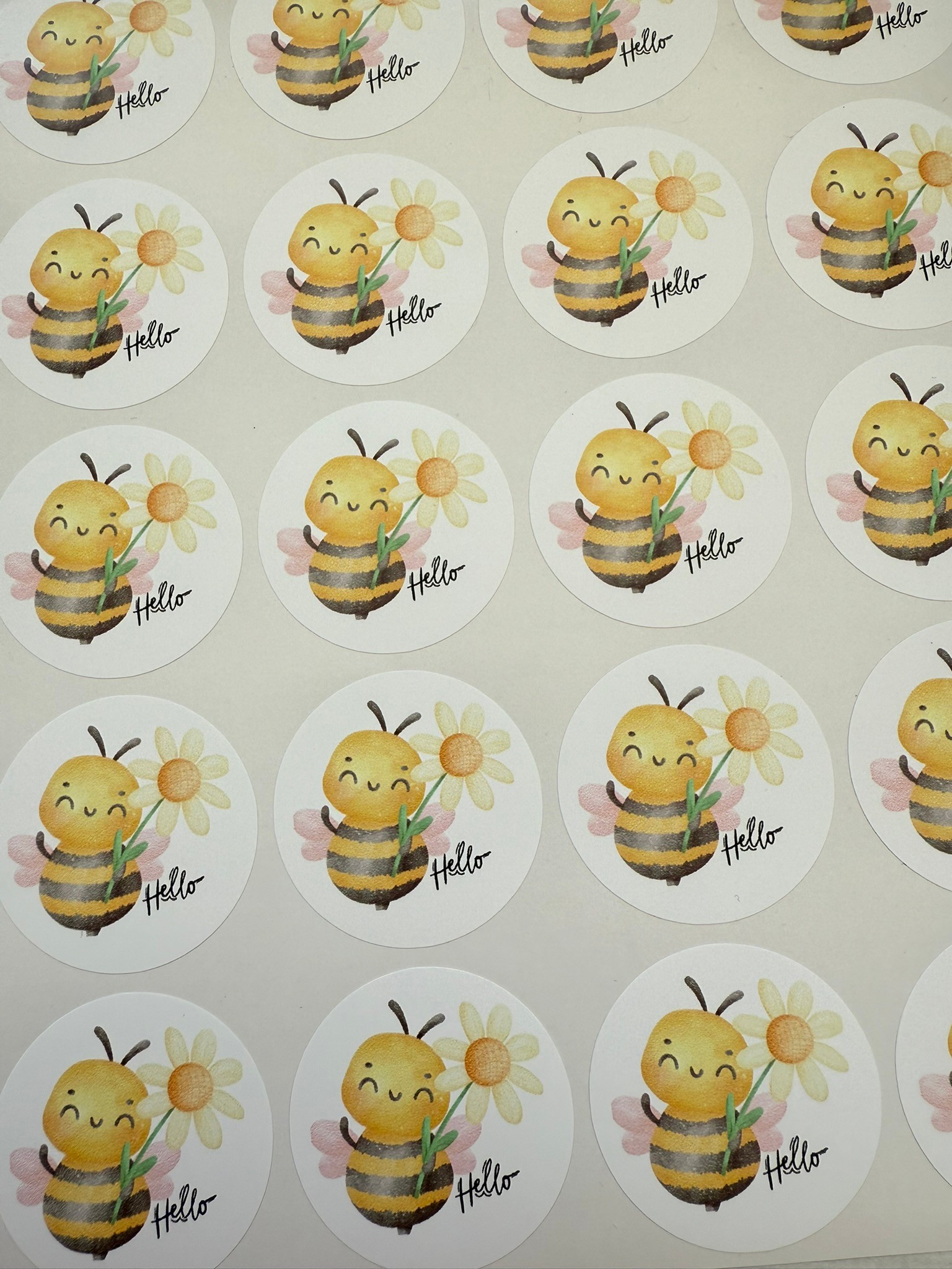 Arı Sticker 50li