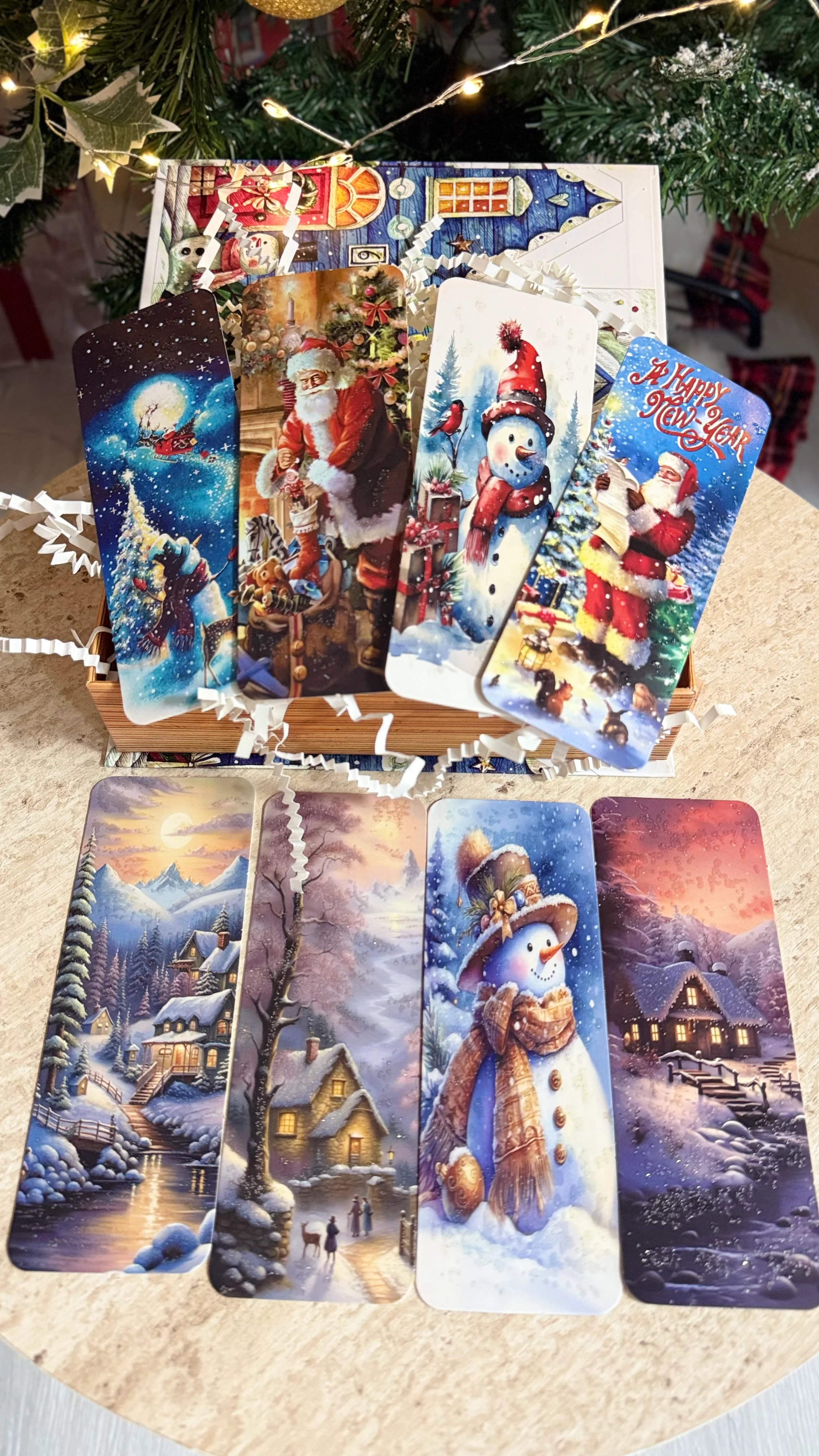 simli nostaljik kitap ayracı 8li