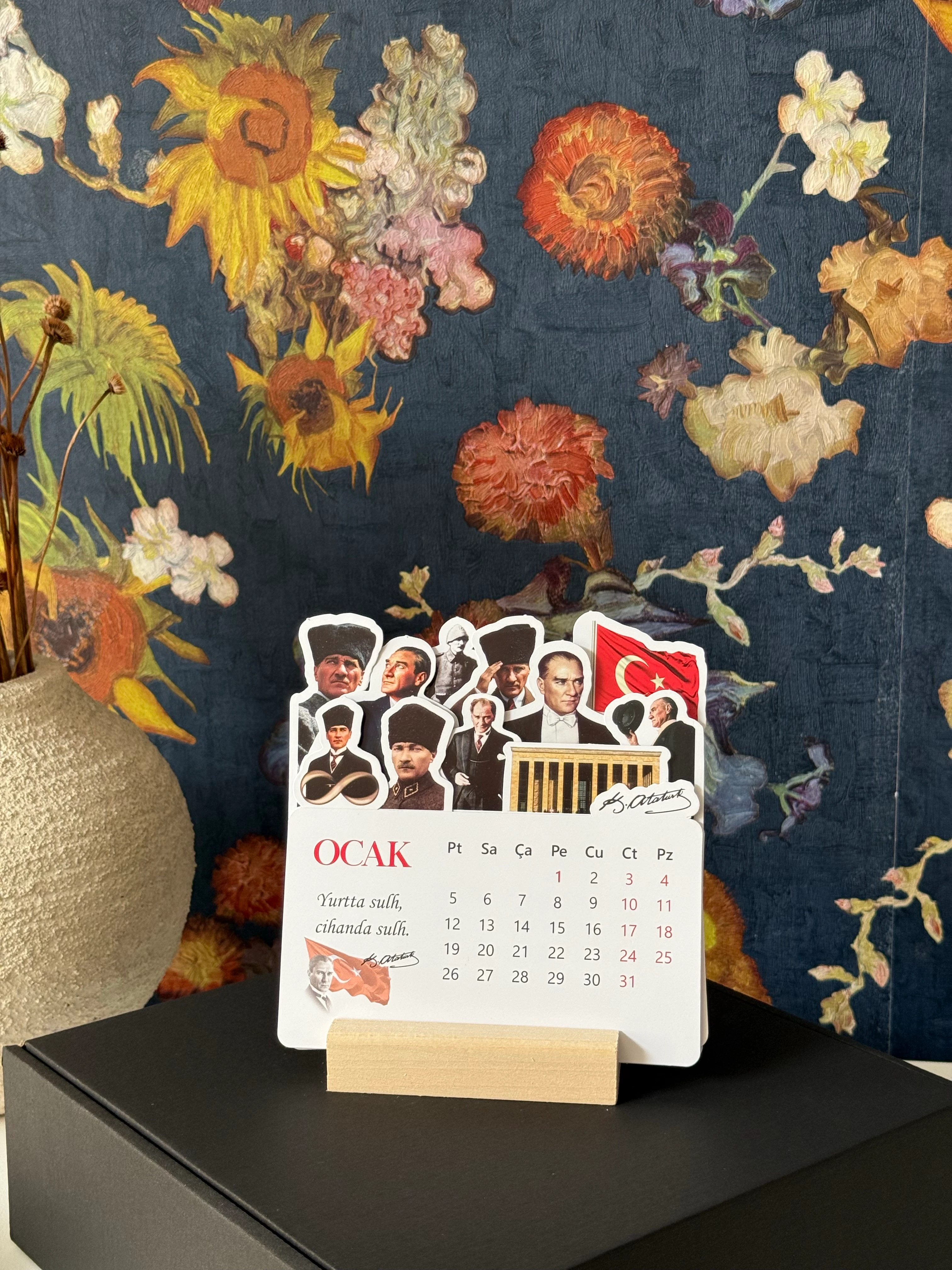 2026 Atatürk Temalı Masa Takvimi