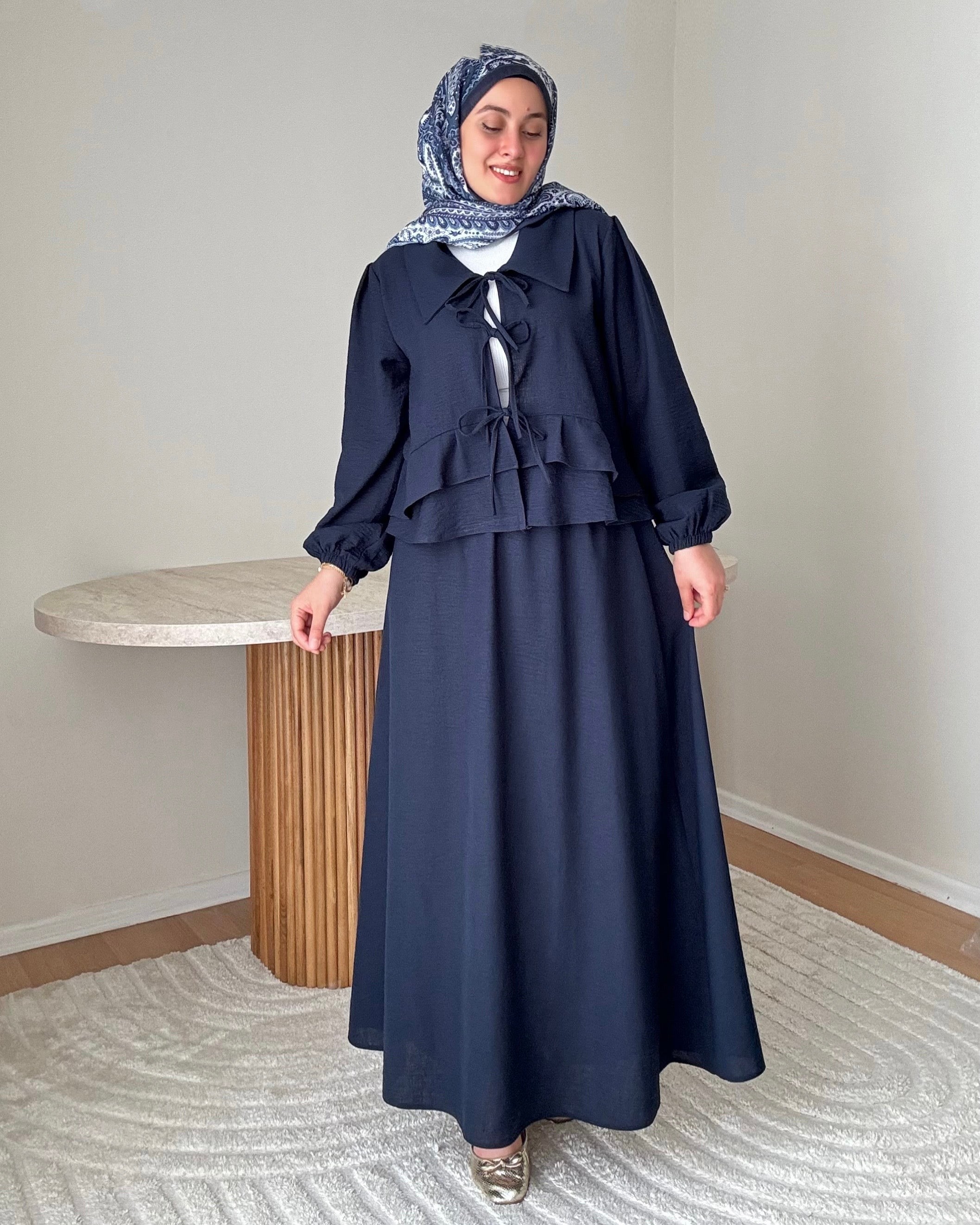 DORA KETEN TAKIM-LACİVERT