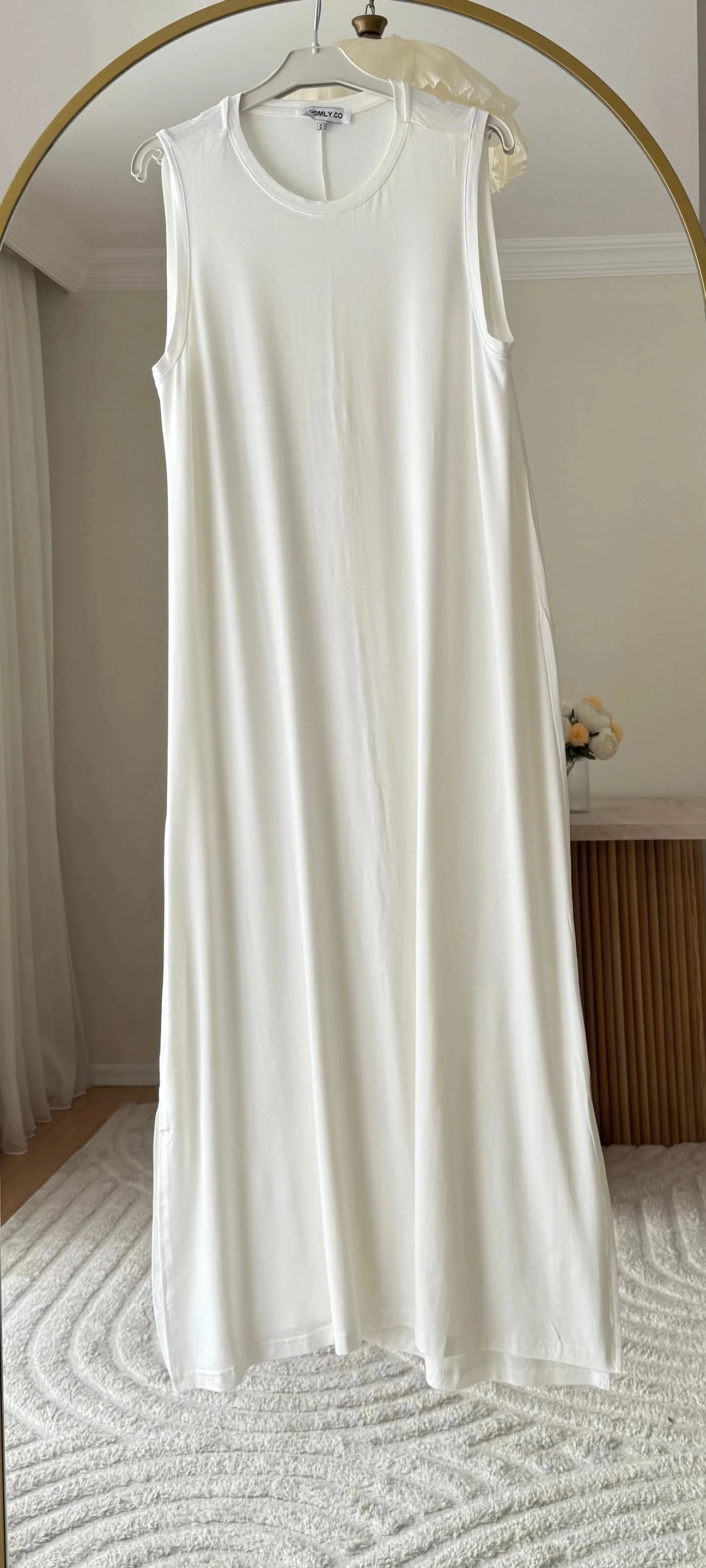 İÇLİK ELBİSE - BEYAZ