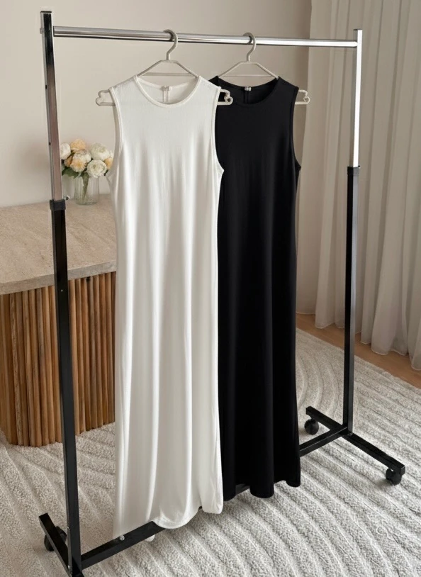 İÇLİK ELBİSE - BEYAZ