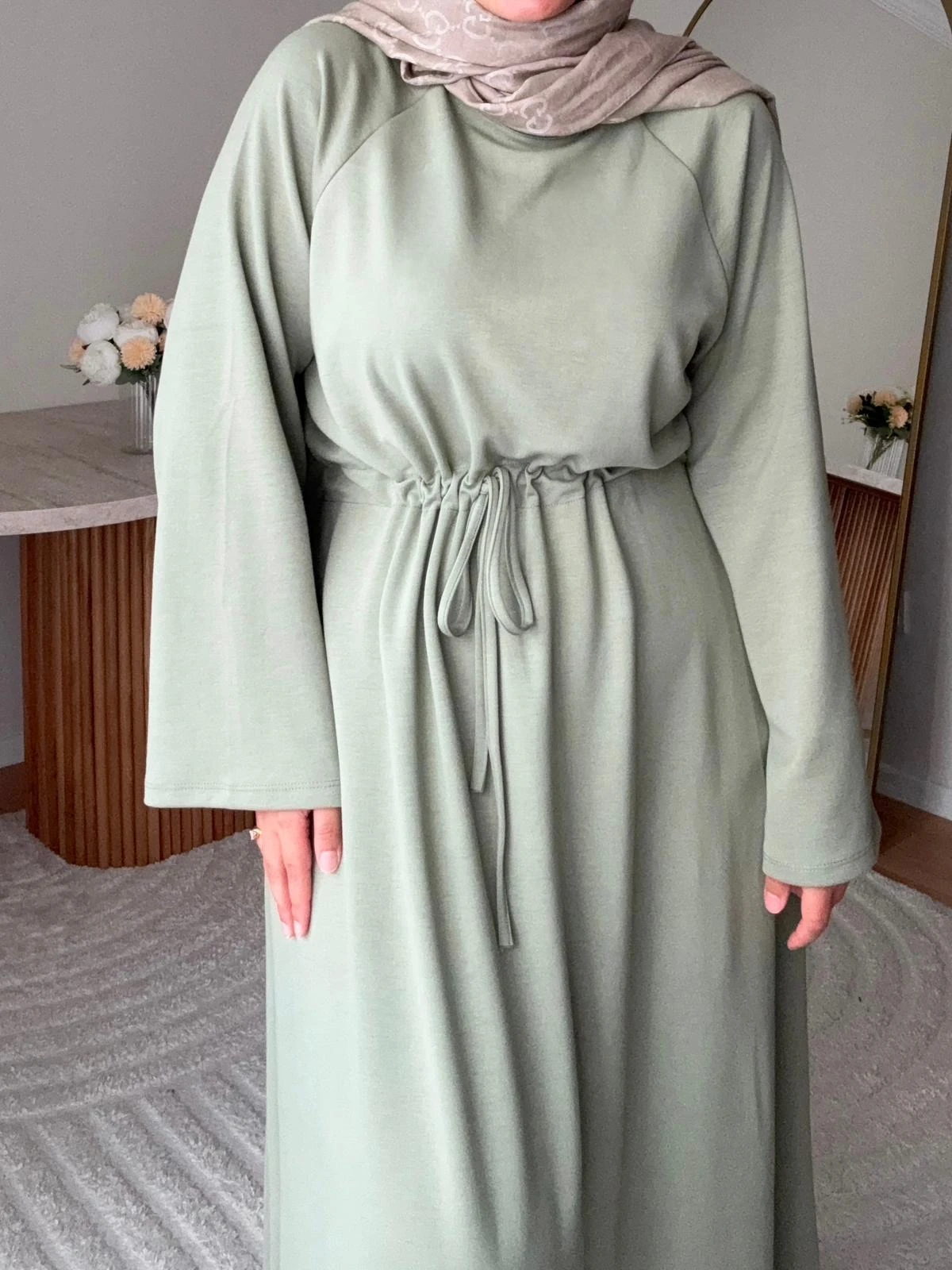 Premium Oysho Elbise - Yeşil