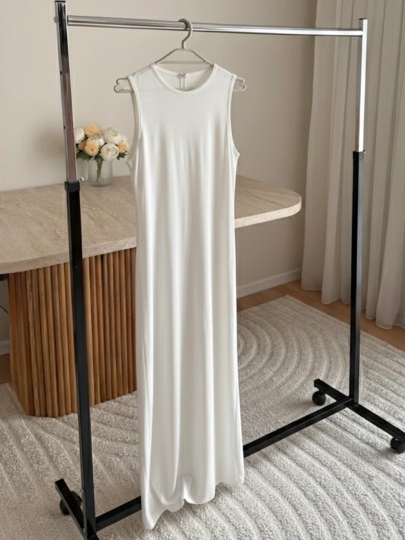 İÇLİK ELBİSE - BEYAZ