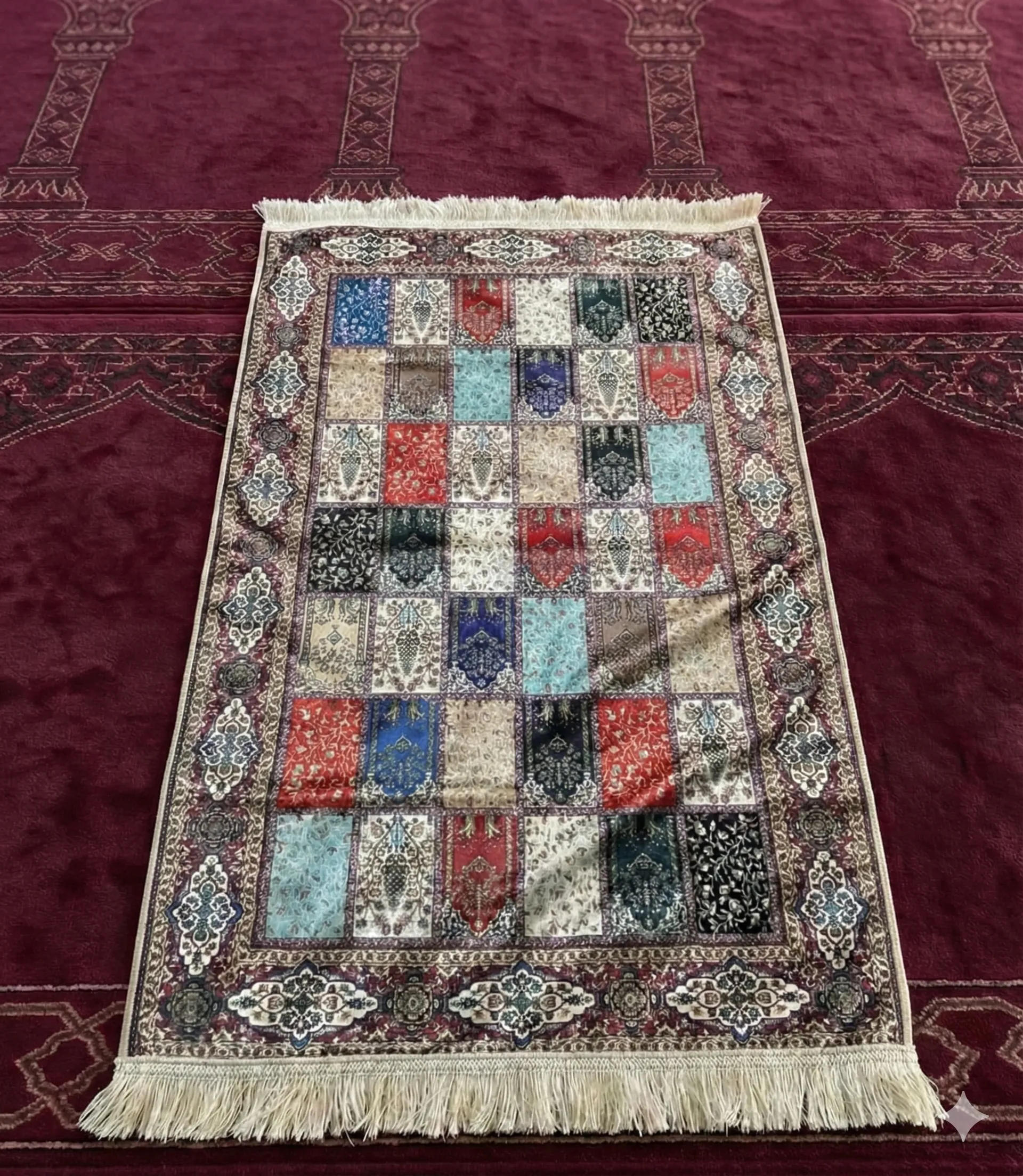 İpeksi Dokuma Seccade- Binbir Gece