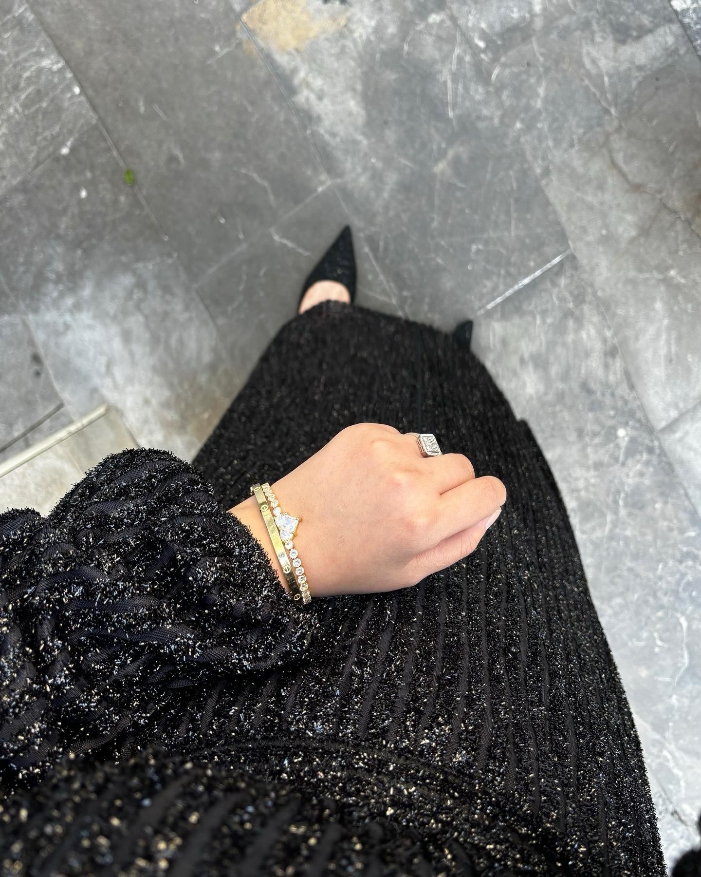 Siyah Noir Elegance Elbise