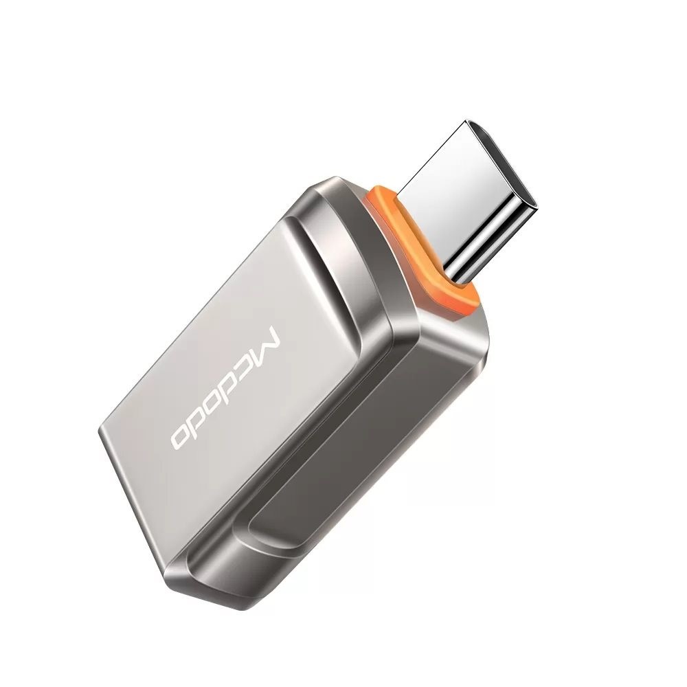 Mcdodo OT-8730 Usb To Type-C Çevirici Soket Converter Gri