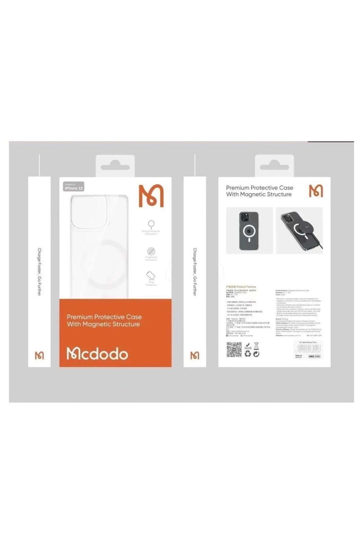 Mcdodo PC-3093 İphone 14 Pro Max Magsafe Şeffaf Kılıf