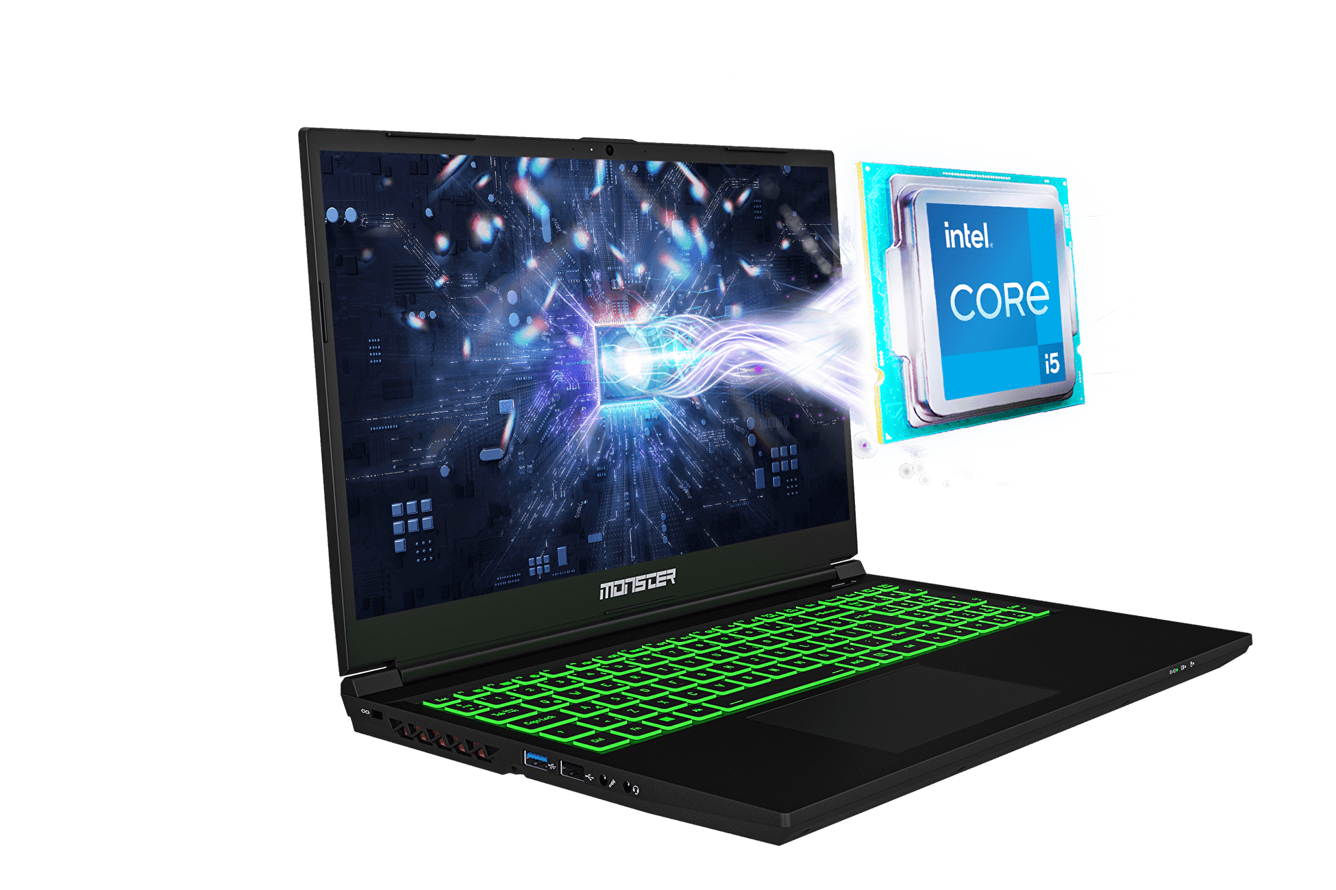 Monster Abra A5 V20.2 Intel Core i5 13500H 16 GB RAM 500 GB SSD 6 GB RTX 4050 FreeDos 15,6" FHD 144 Hz Oyun Bilgisayarı