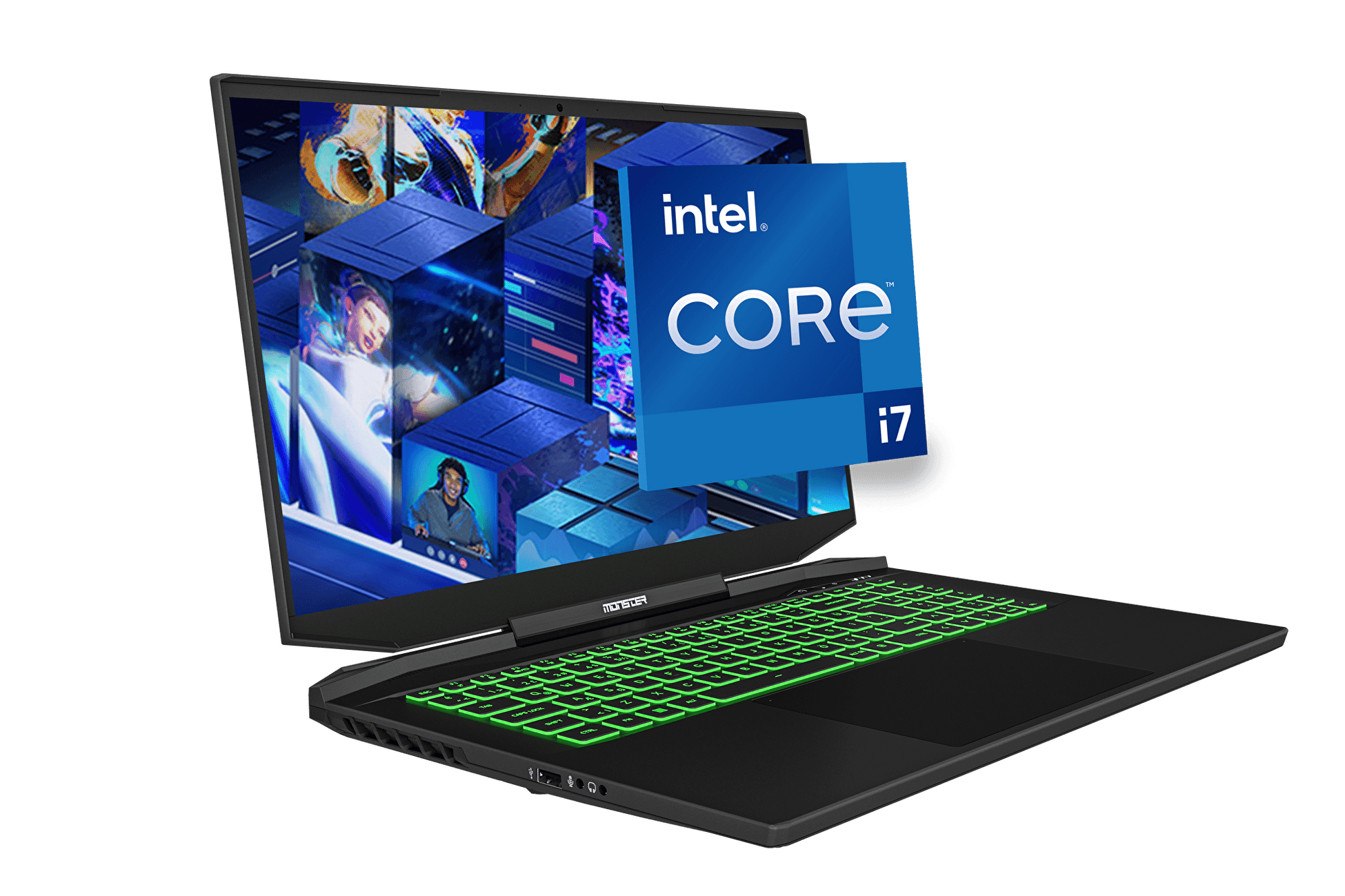 Monster Abra A5 V21.3.1 Intel Core i7 12700H 16 GB RAM 1 TB SSD 4 GB RTX 2050 Windows 11 15,6" FHD 144 Hz Oyun Bilgisayarı