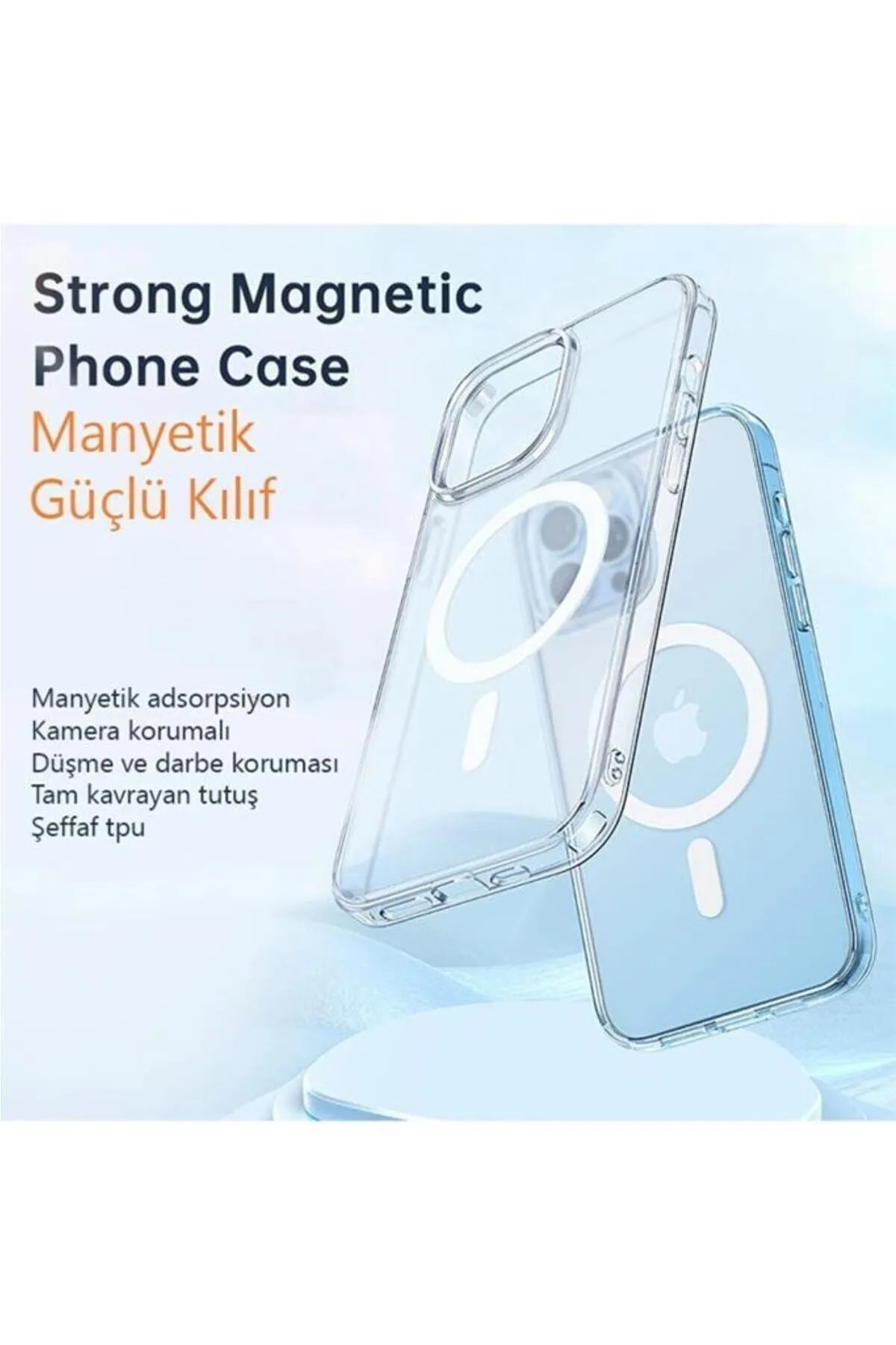Mcdodo PC-3093 İphone 14 Pro Max Magsafe Şeffaf Kılıf