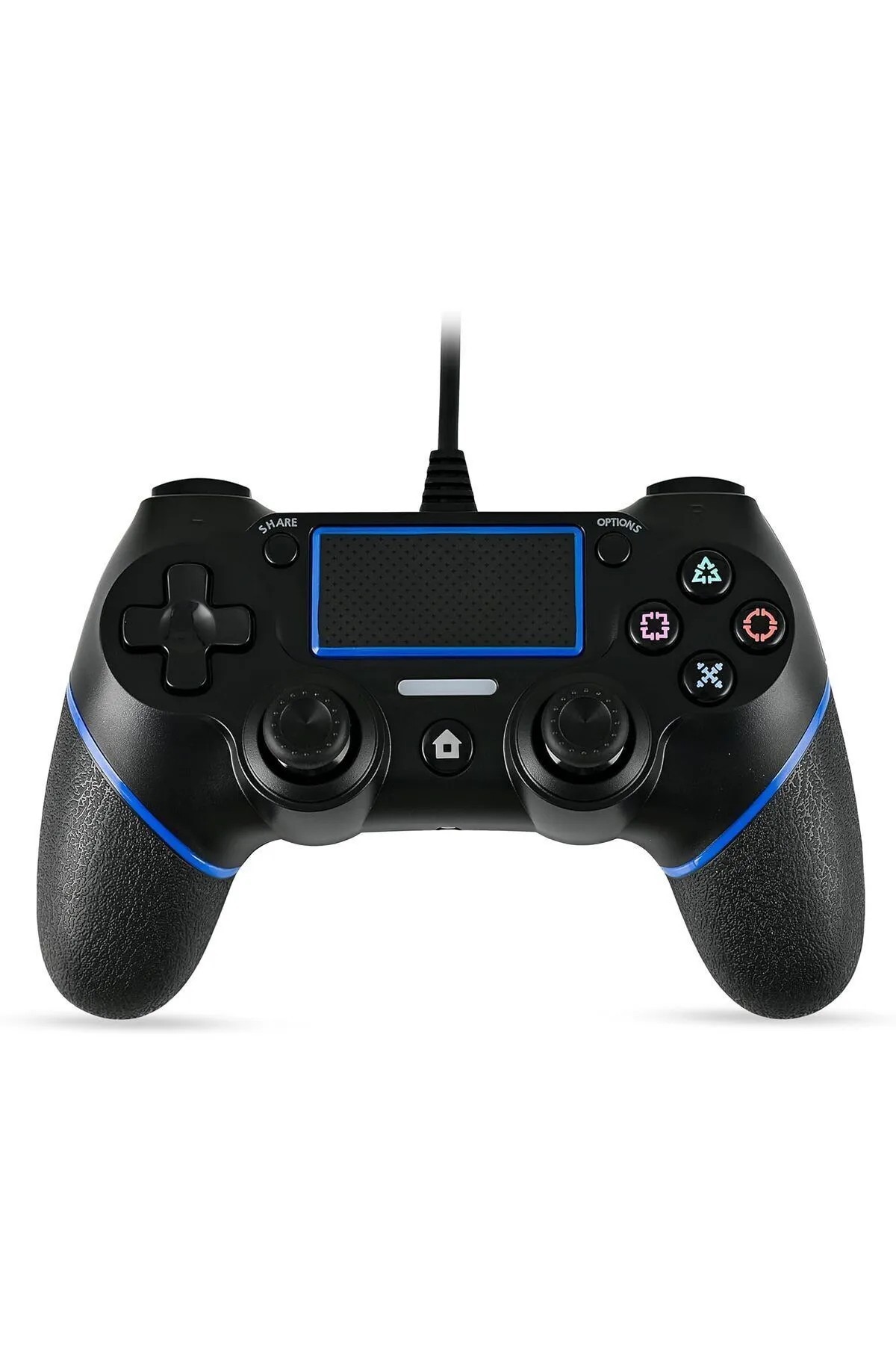 PS4 (Playstation 4) ve PC Uyumlu Titreşimli Kablolu Oyun Kolu Gamepad
