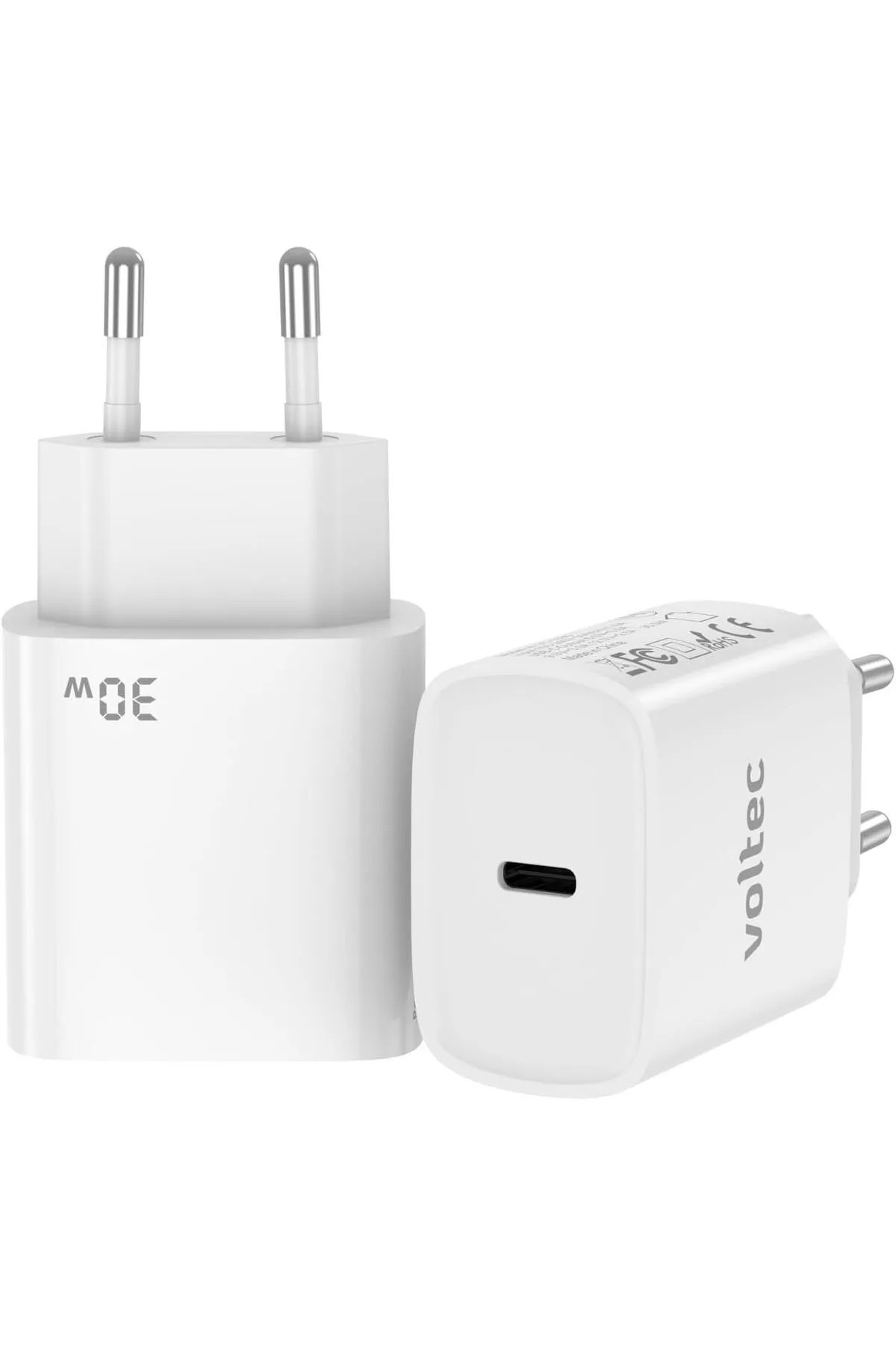 30W Type-C QC 4.0 PD 3.0 iPhone 15/14/13/12/11 30W Hızlı Şarj Cihazı