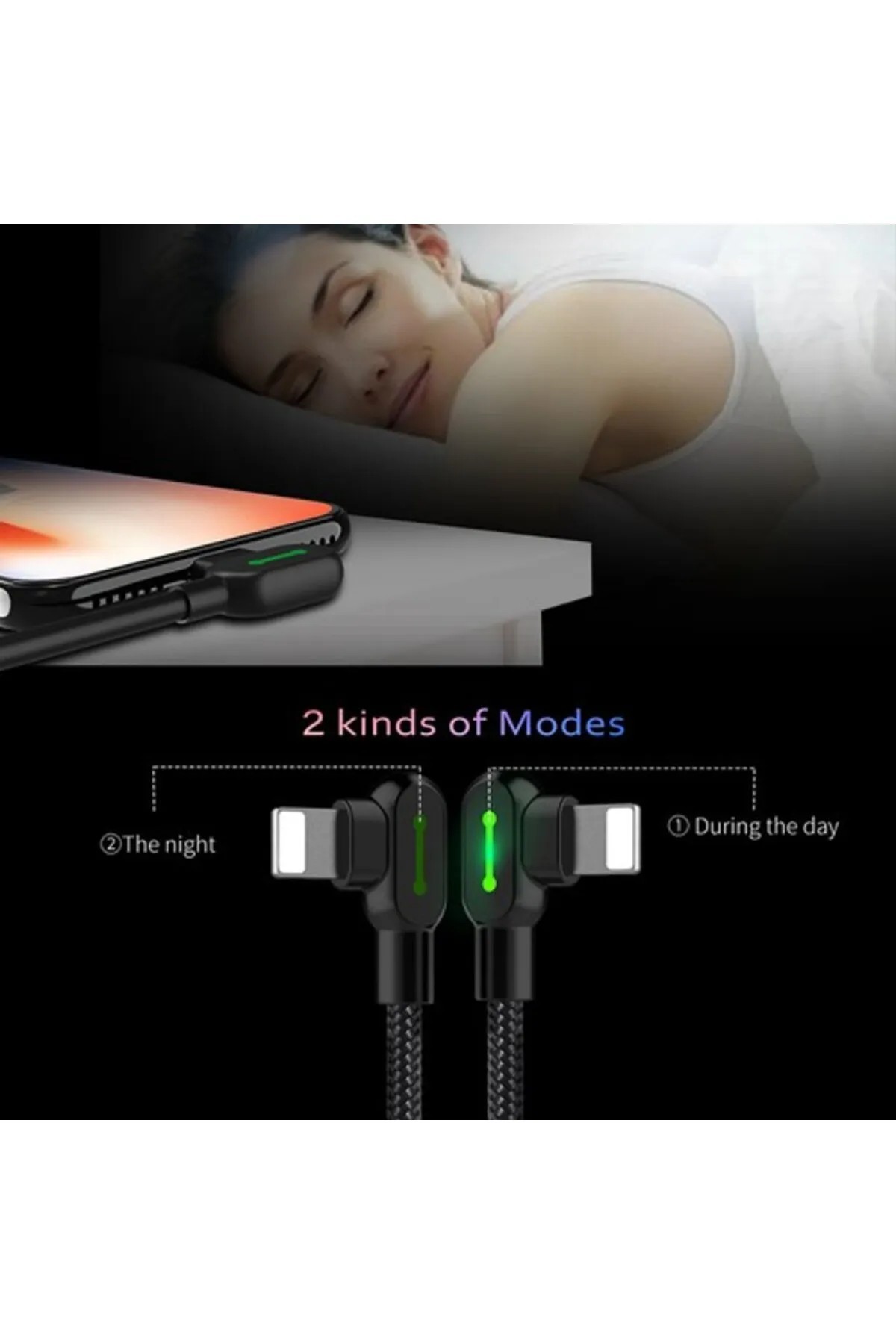 Mcdodo 90 Derece Apple Lightning Şarj Data Kablosu CA-4673