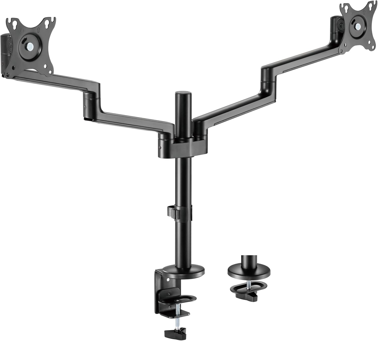Voltix Ergonomik Premium 17''-32'' Ekranlar için VESA Uyumlu 2'li Monitör Tutucu