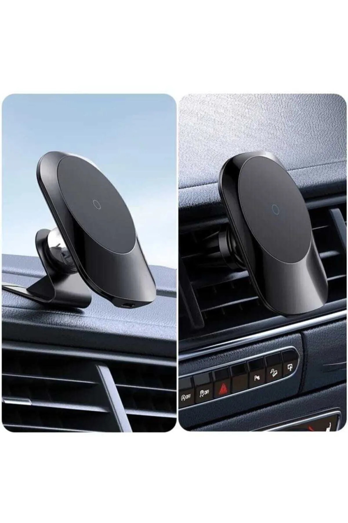 Mcdodo CH-7071 Magnetic Wireless Şarjlı 15w Araç içi Telefon Tutucu-siyah