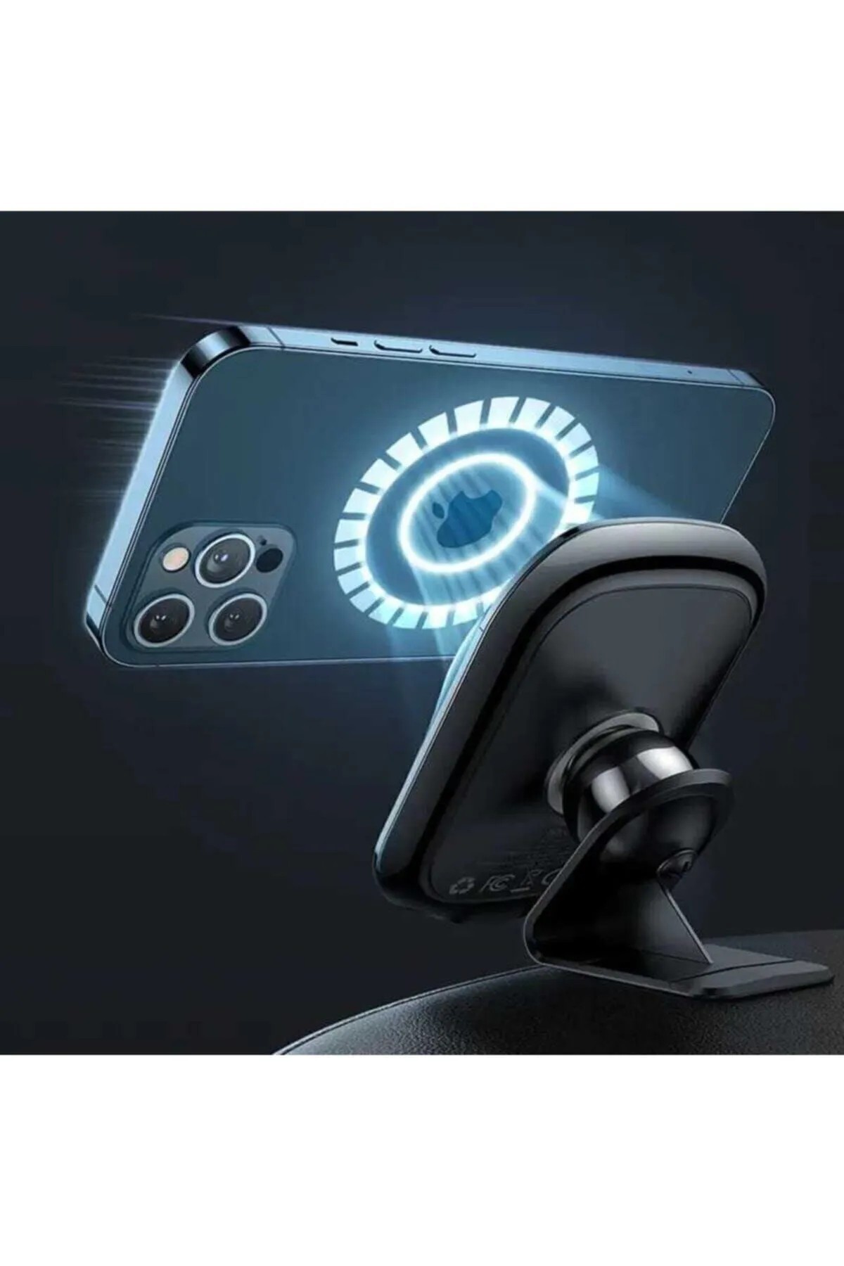 Mcdodo CH-7071 Magnetic Wireless Şarjlı 15w Araç içi Telefon Tutucu-siyah
