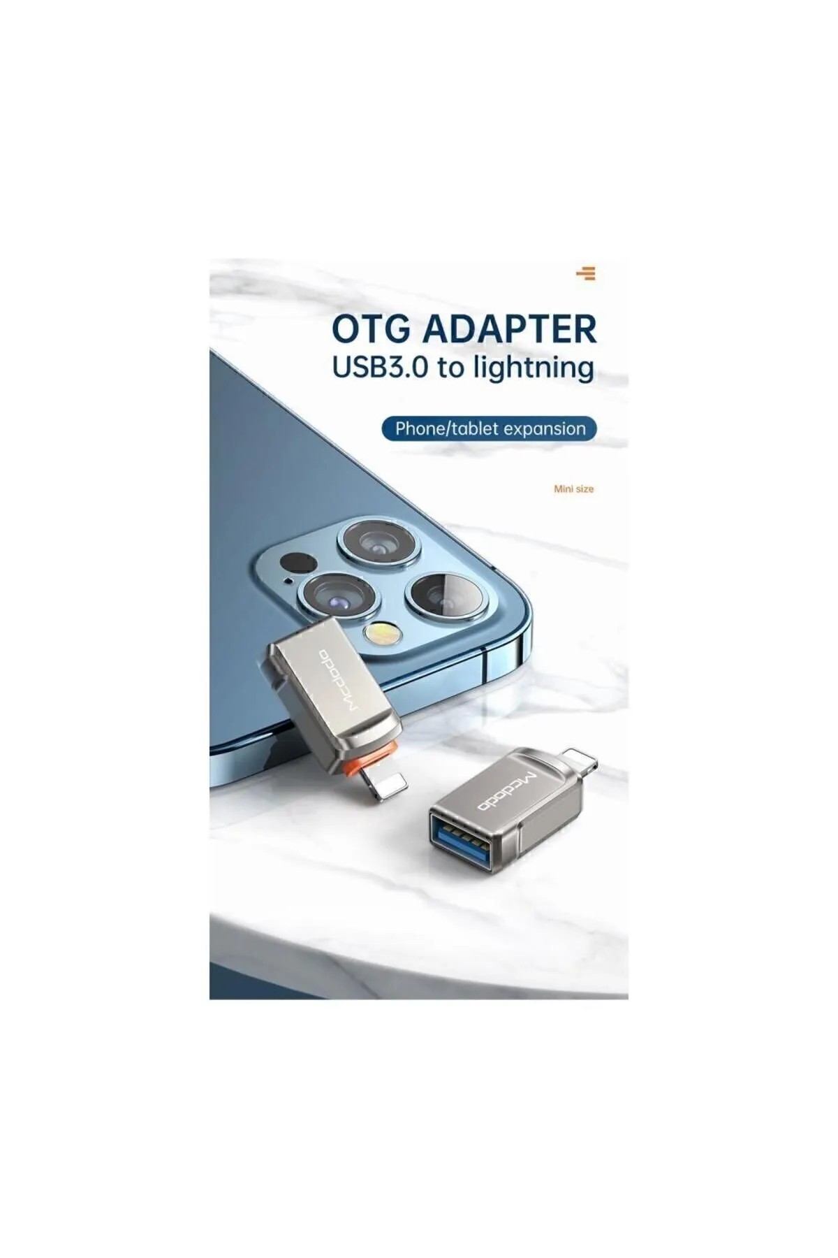 Mcdodo Ot-8600 Otg Iphone Lightining To Usb 3.0 Otg Çevirici Adaptör