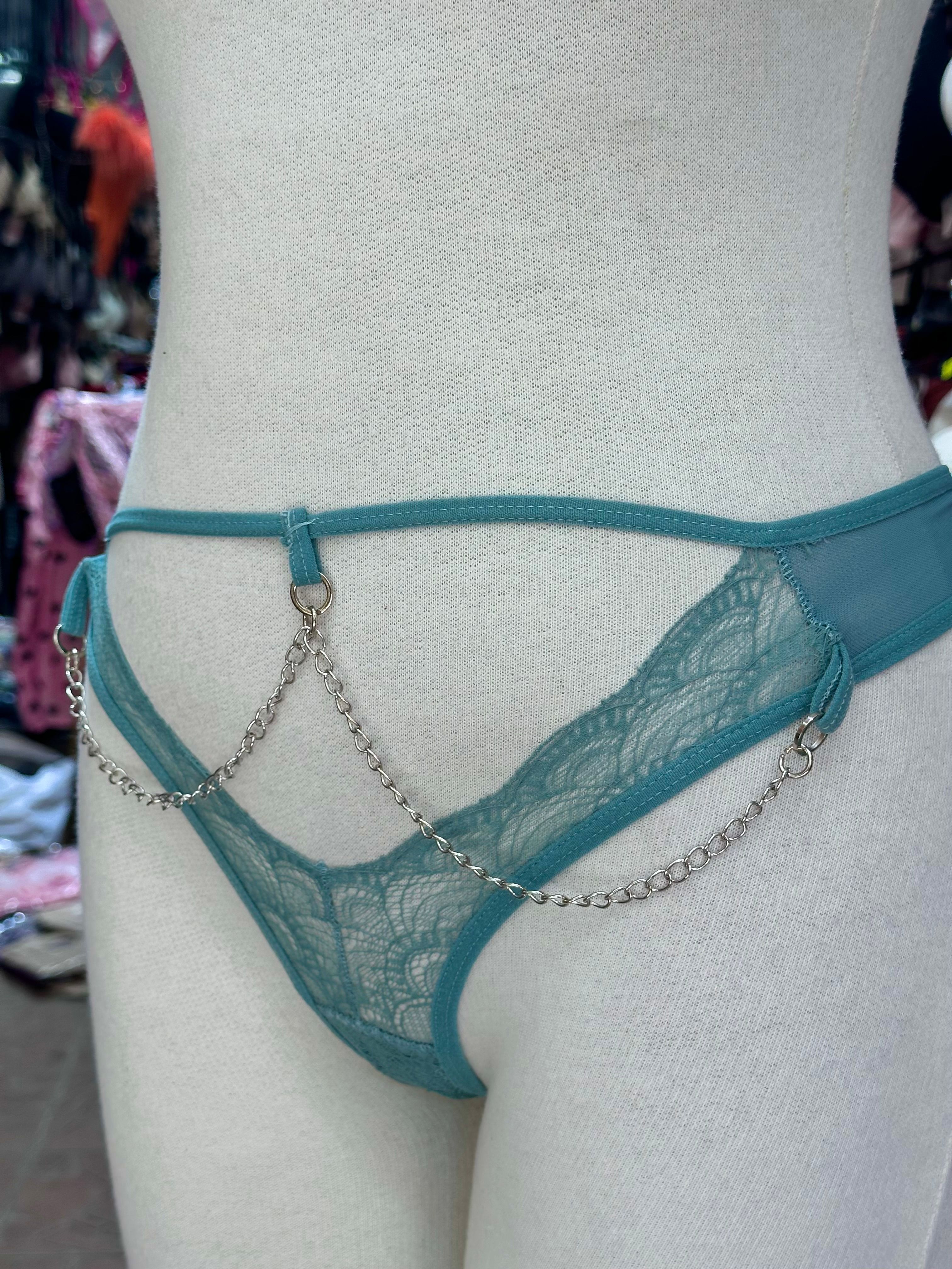 Sage Sins – Zincir Detaylı Dantel String