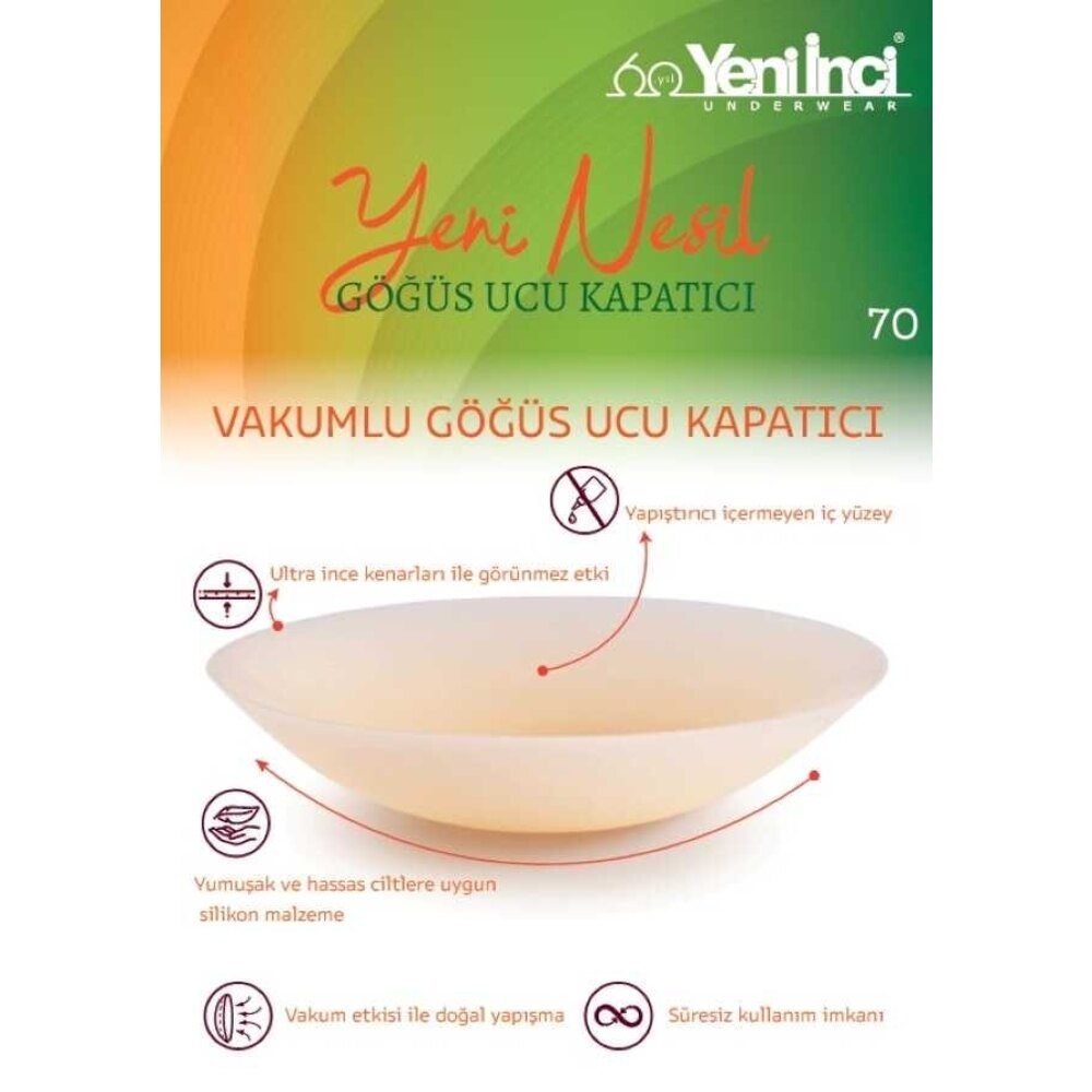 Yeni İnci Vakumlu Göğüs Ucu