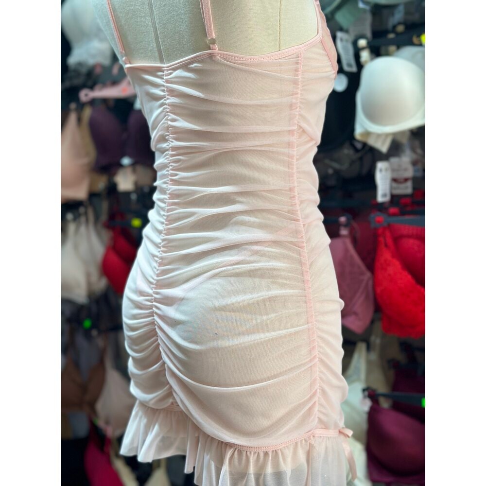 Pembe Rüya – Transparan Gecelik Elbise