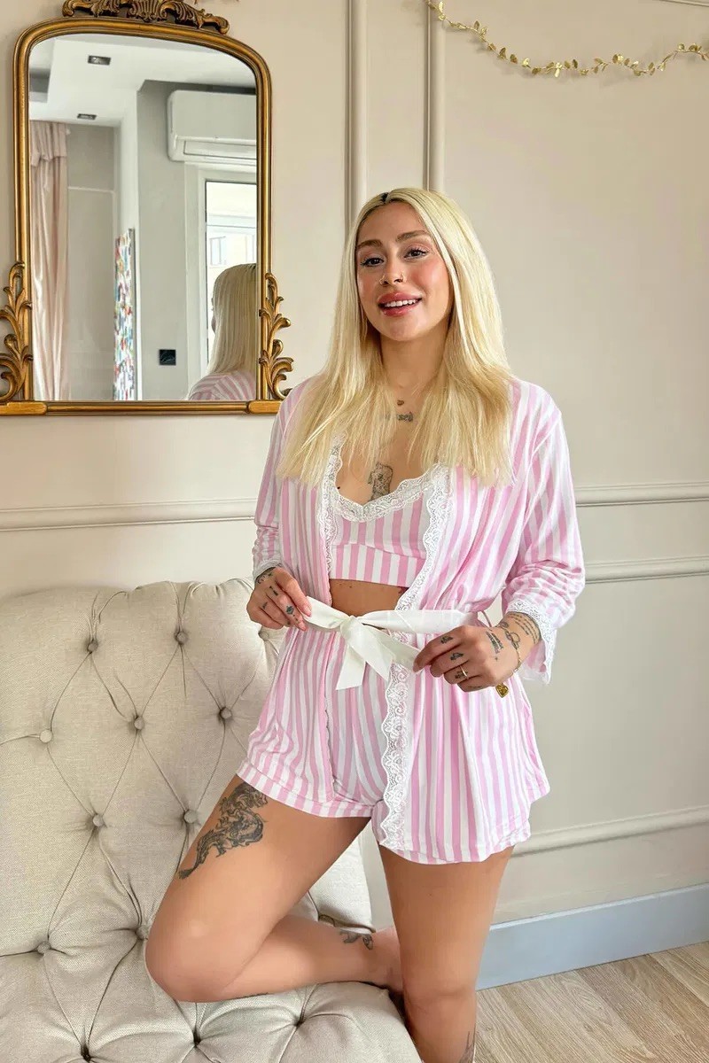 Candy Stripes Pijama Takımı