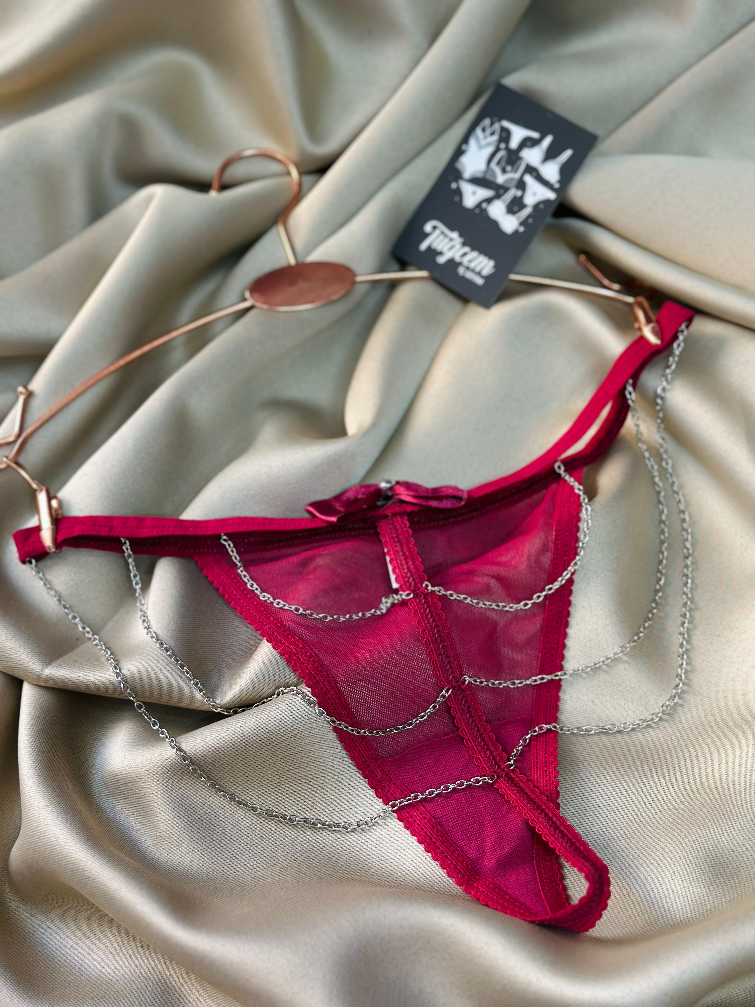 Sage Sins – Zincir Detaylı Tanga String