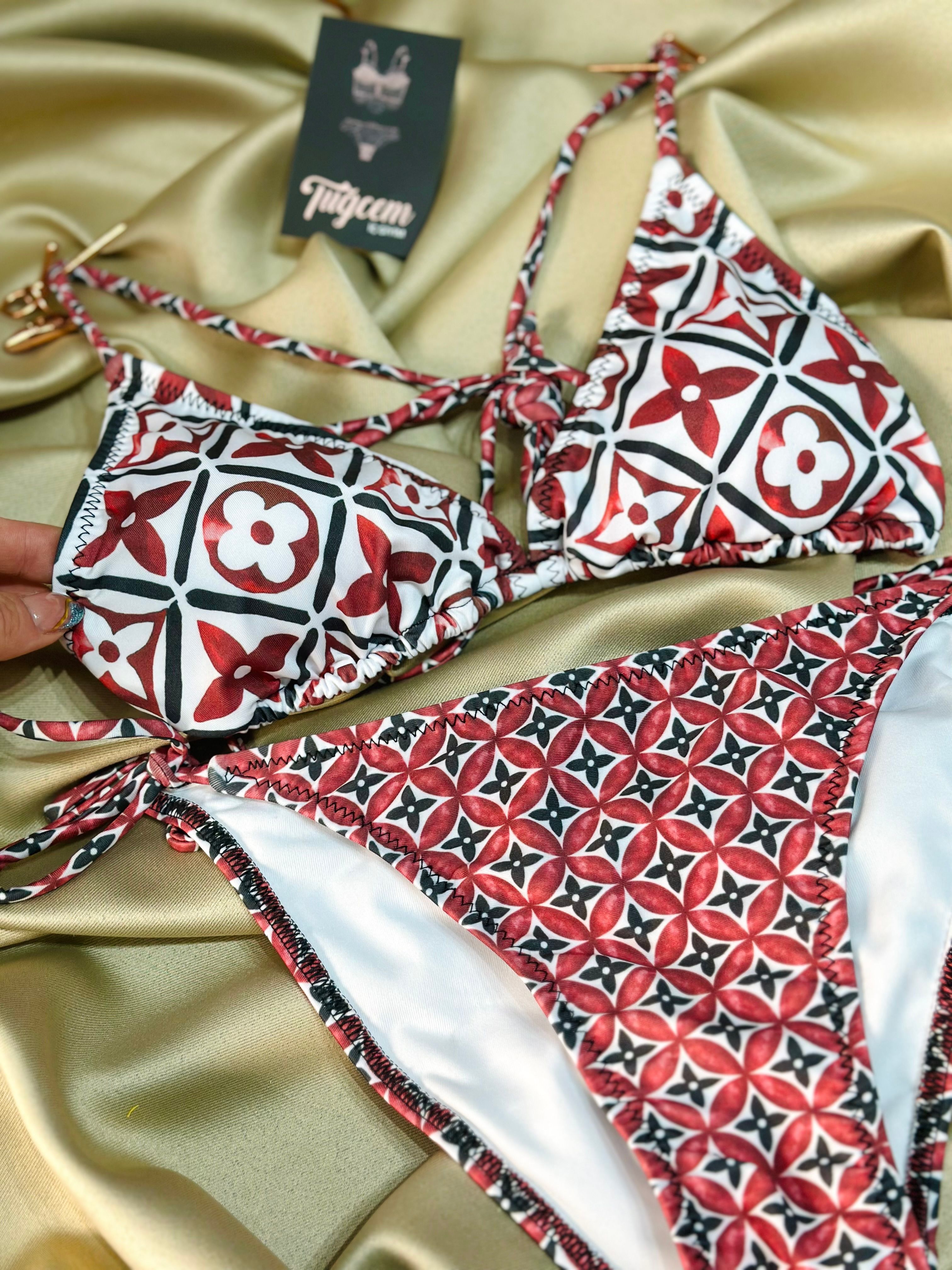 Mosaic Bloom Bikini Set