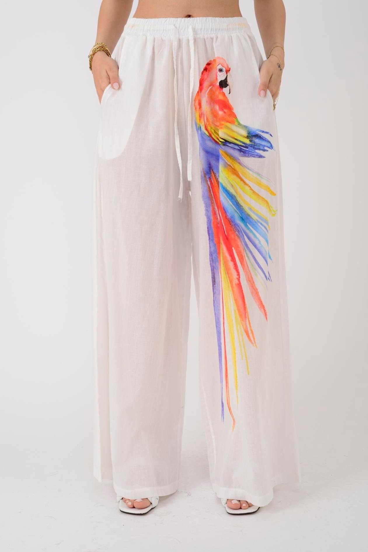 Tropical Parrot Kaftan Set