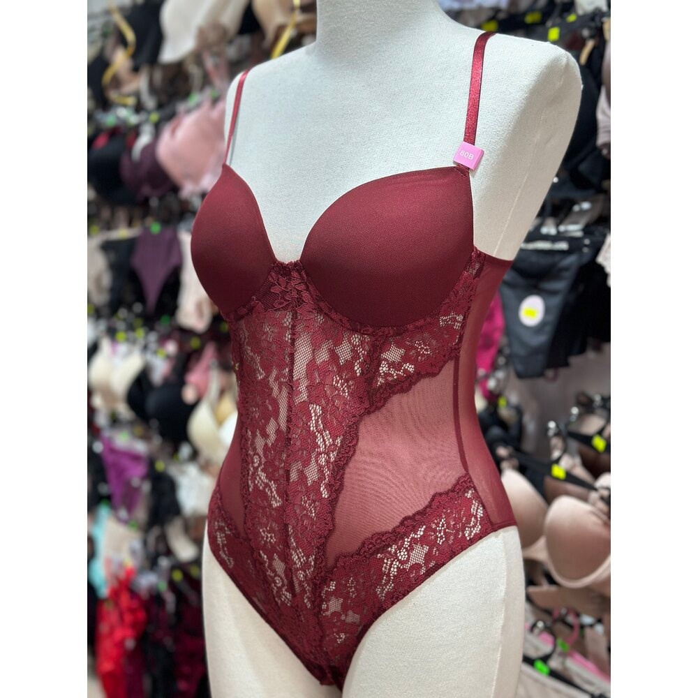 Wine Whisper – Bordo Dantelli Babydoll