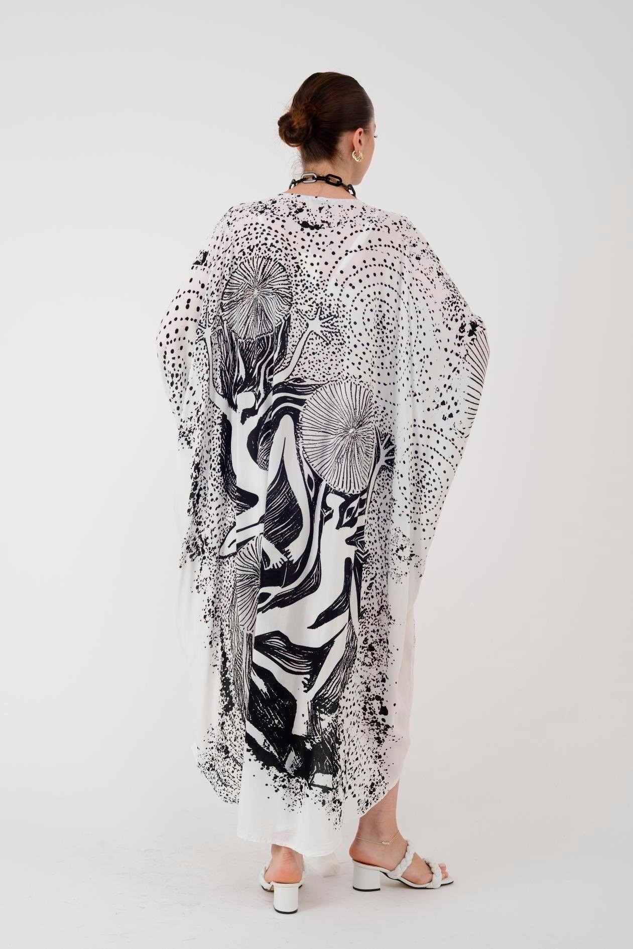 Black Ether Kimono
