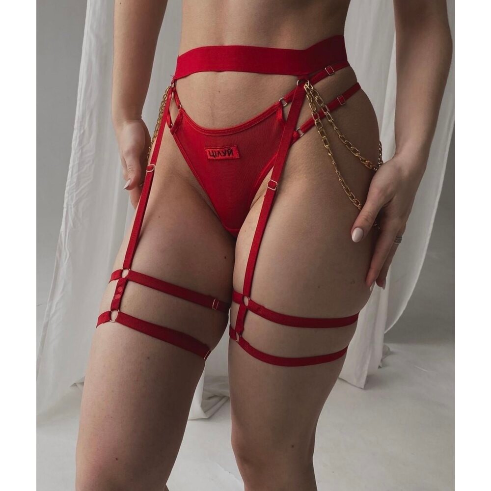 Gold Zincir Detaylı Harness