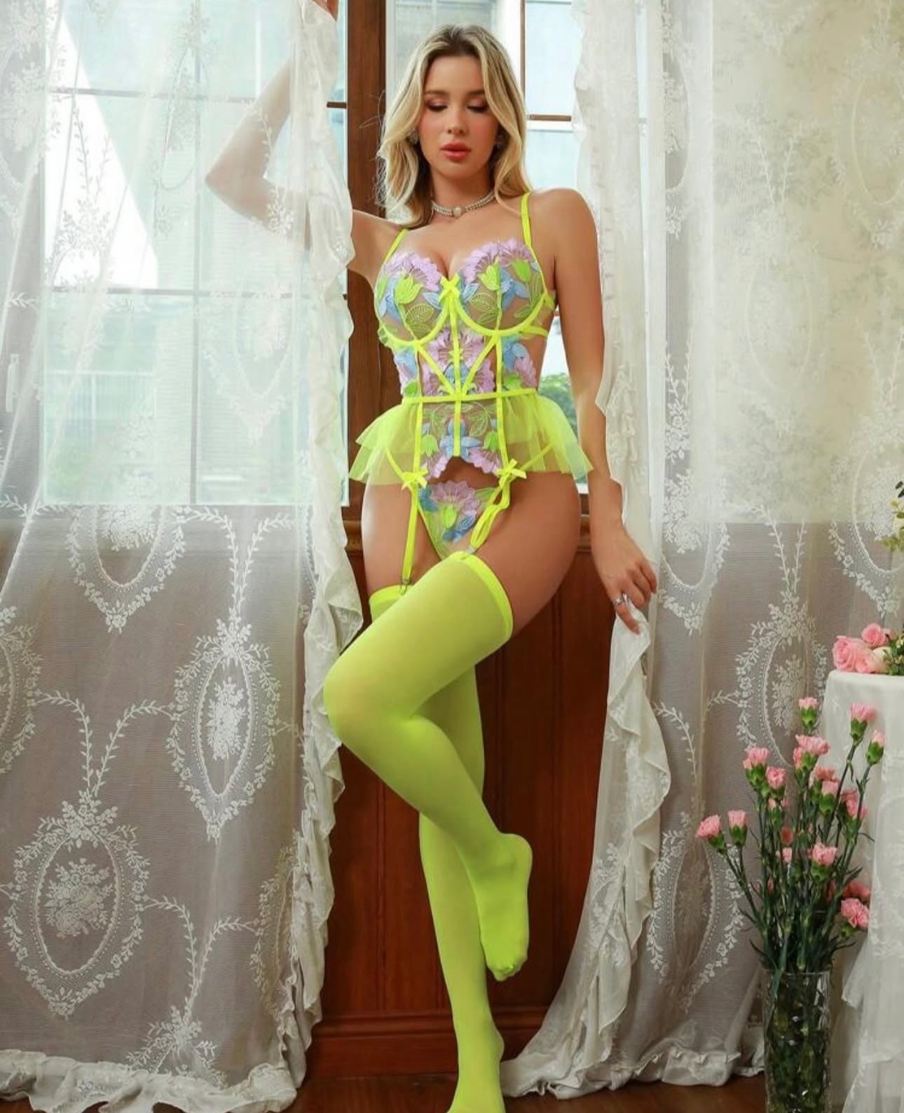Neon Jartiyer Set