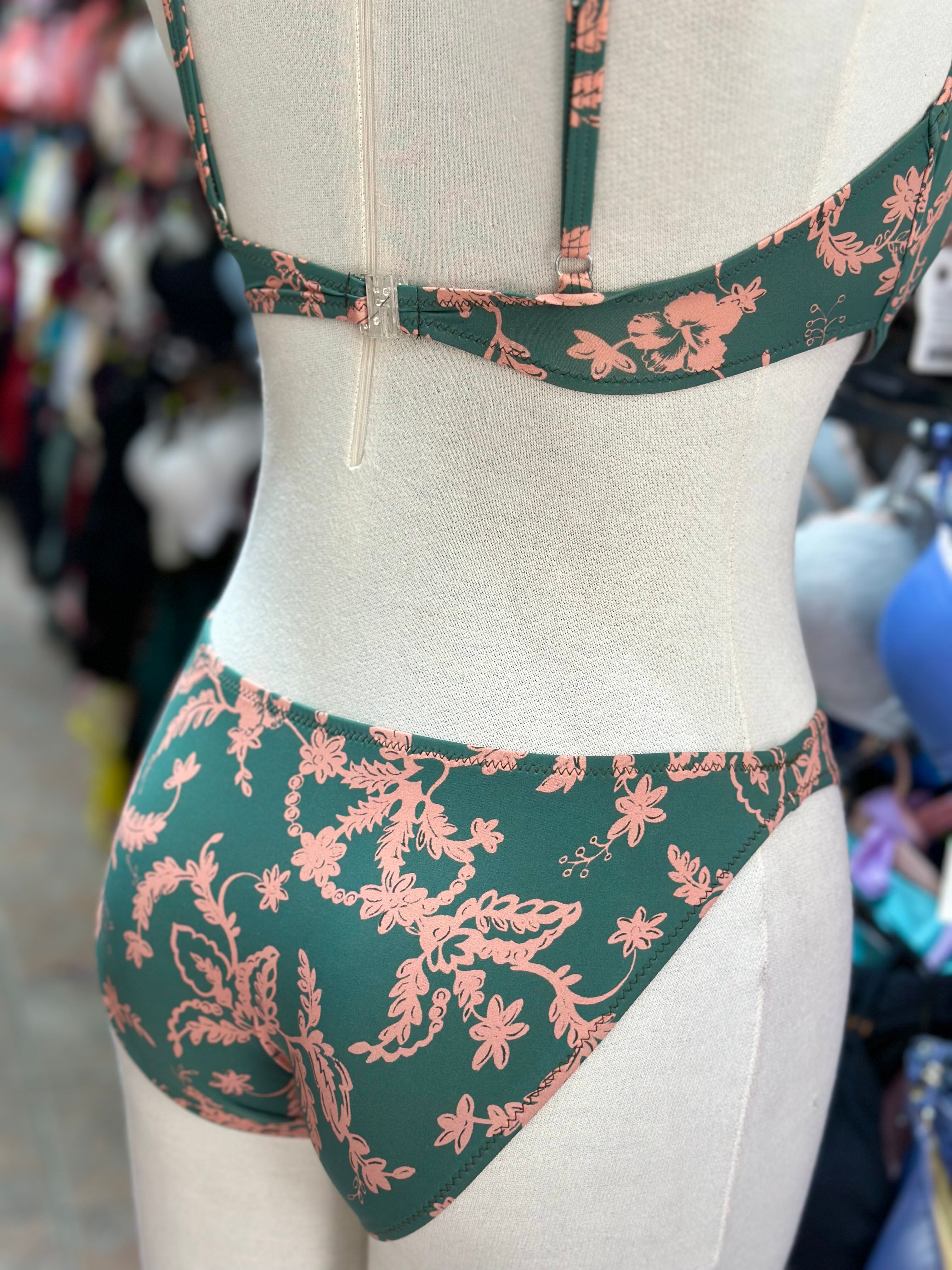 Elysian Bloom – Desenli Bikini Takımı