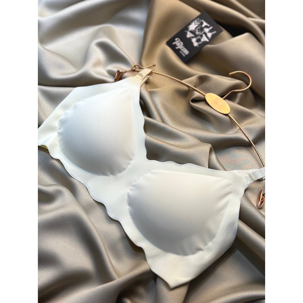 Ekru Lazer Kesim Bralet