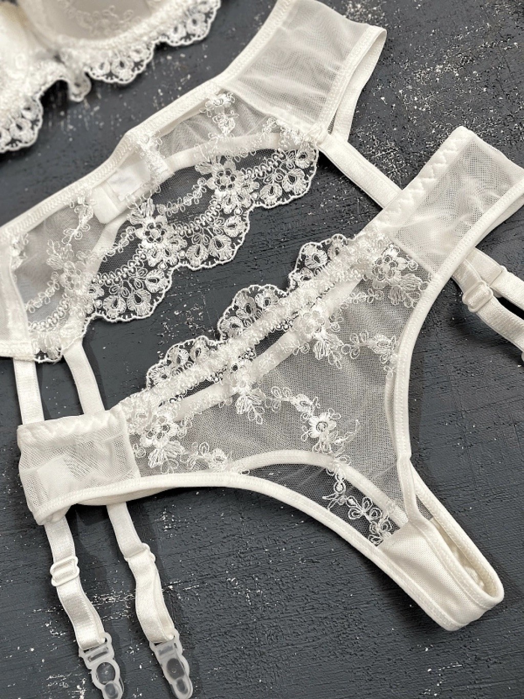 Ivory Grace Push-Up Jartiyer Takım