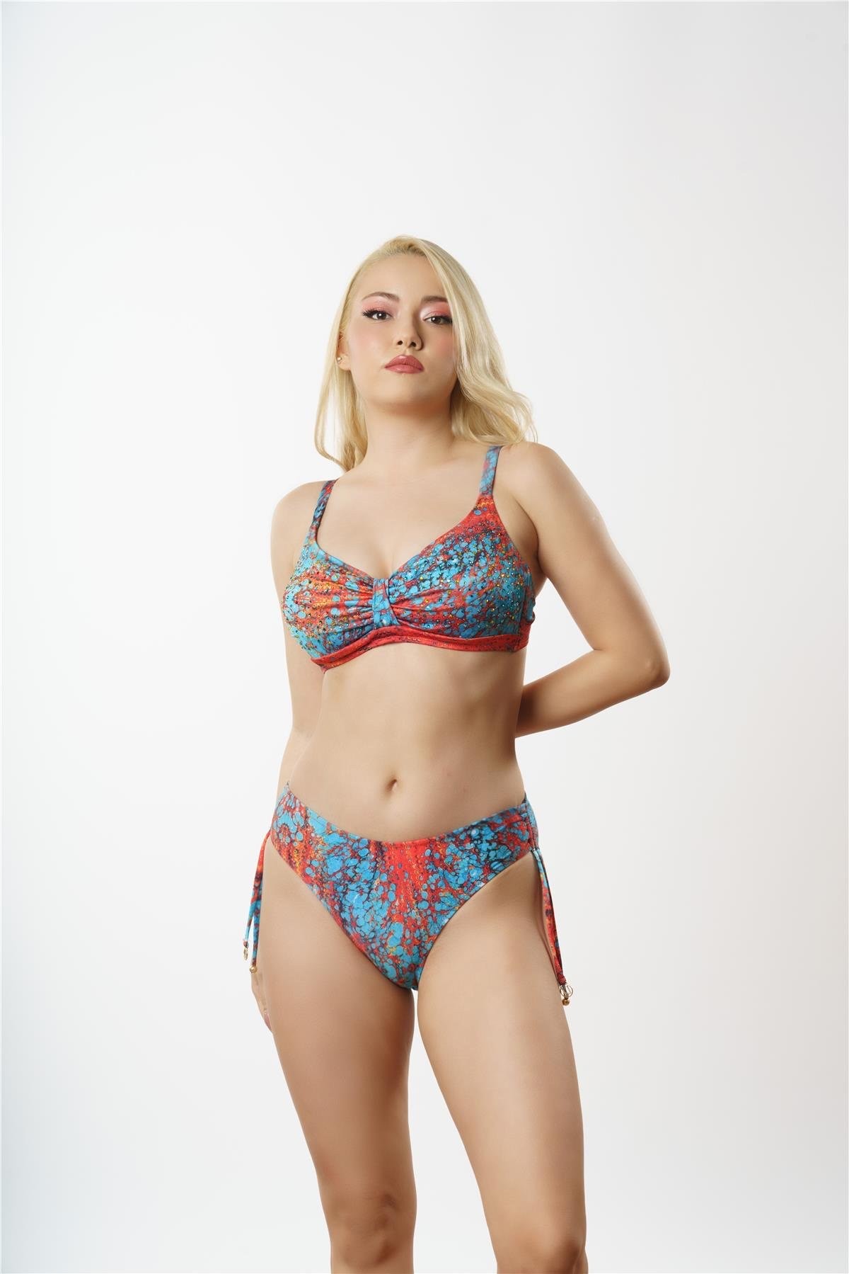 Fire Coral Bikini Set