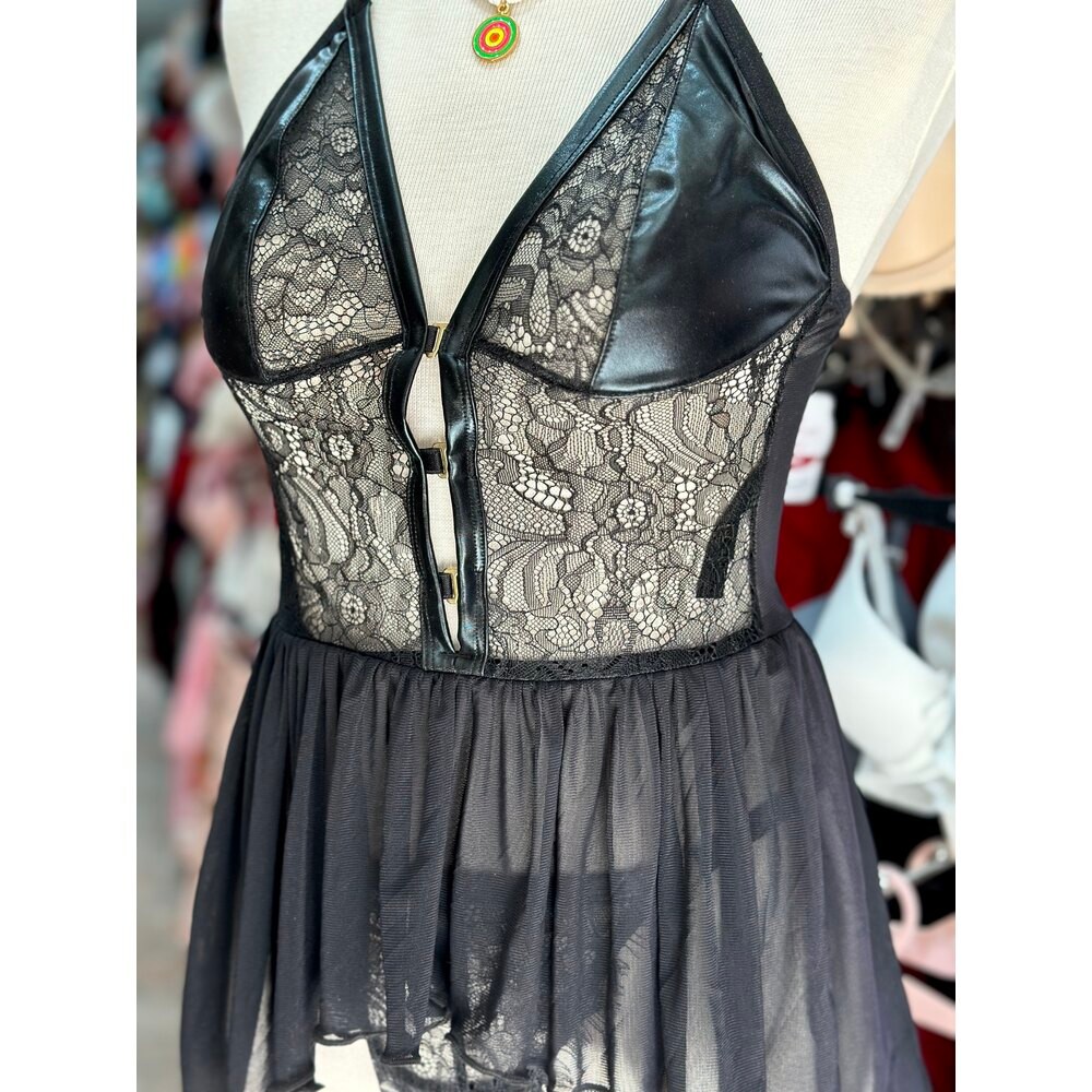 Velvet Noir Babydoll