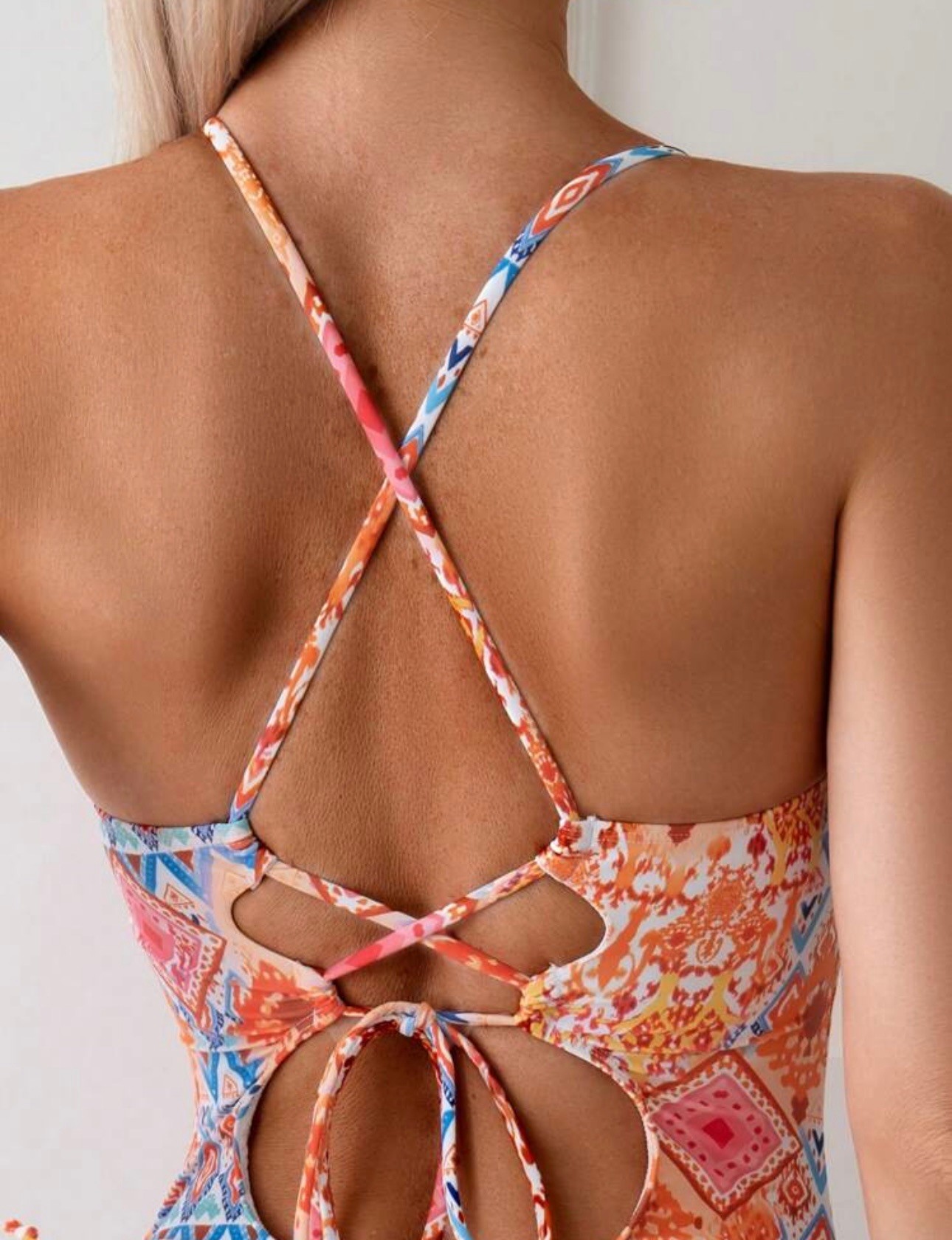 Sunkissed Nomad – Etnik Desenli Tek Parça Mayo