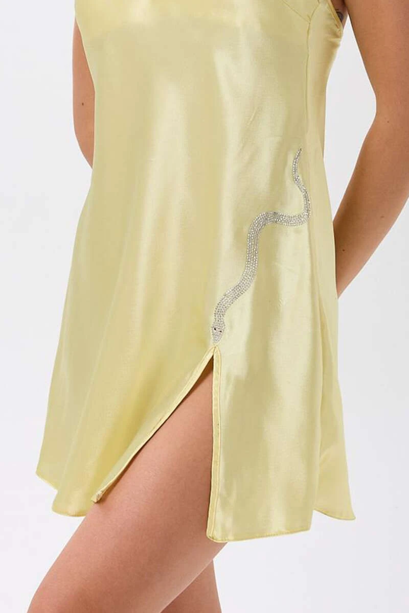 Glow Serpent Saten Gecelik