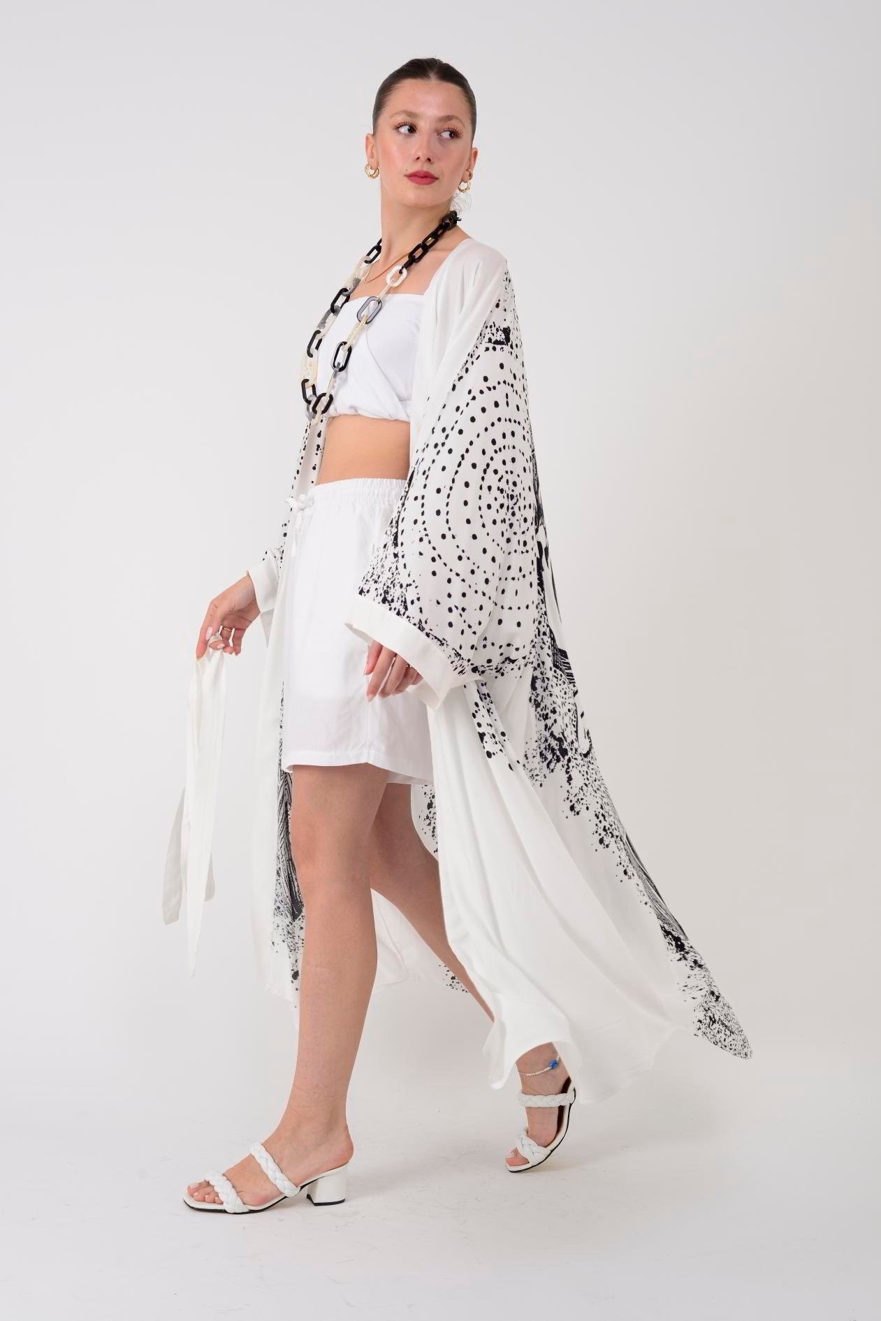 Black Ether Kimono